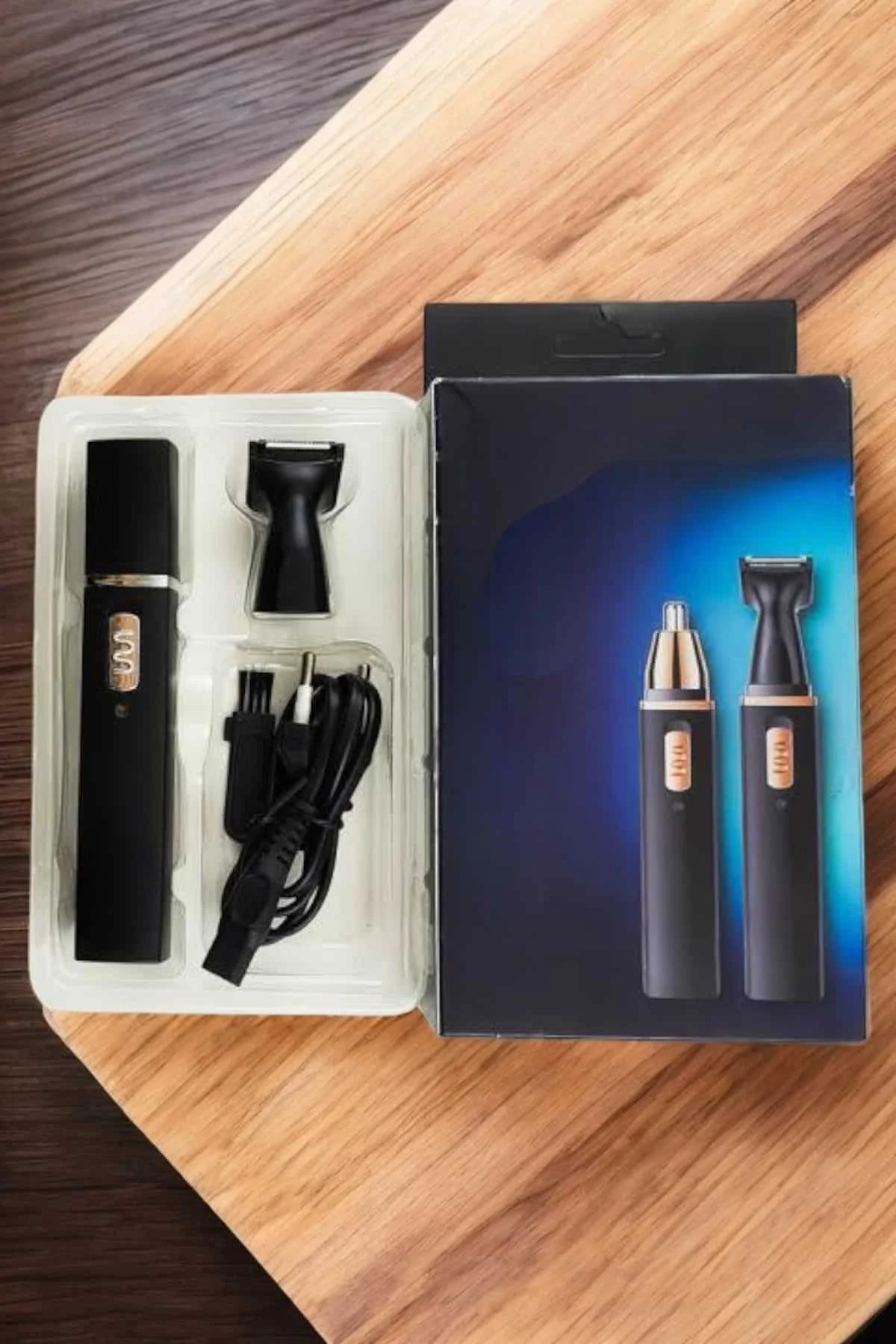 Seyahat Tipi Mini Taşınabilir Siyah Burun Kulak Yanak Kıl ve Tüy Temizleme Makinesi