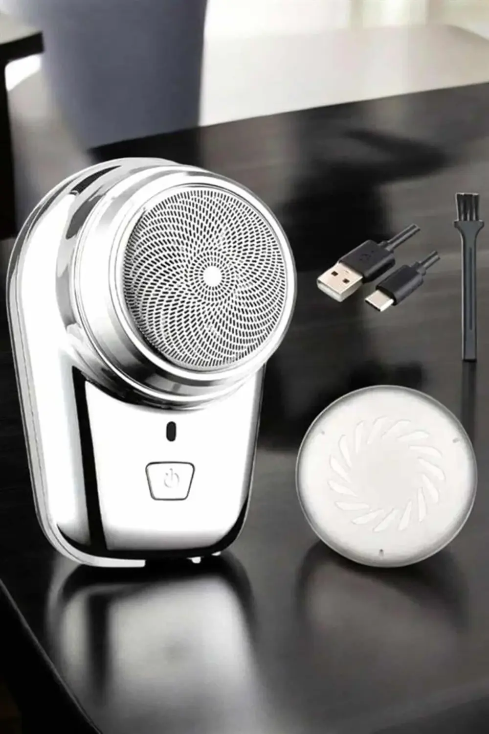 Seyahat Tipi Tıraş Makinesi Taşınabilir Kablosuz Mini Paslanmaz Ç