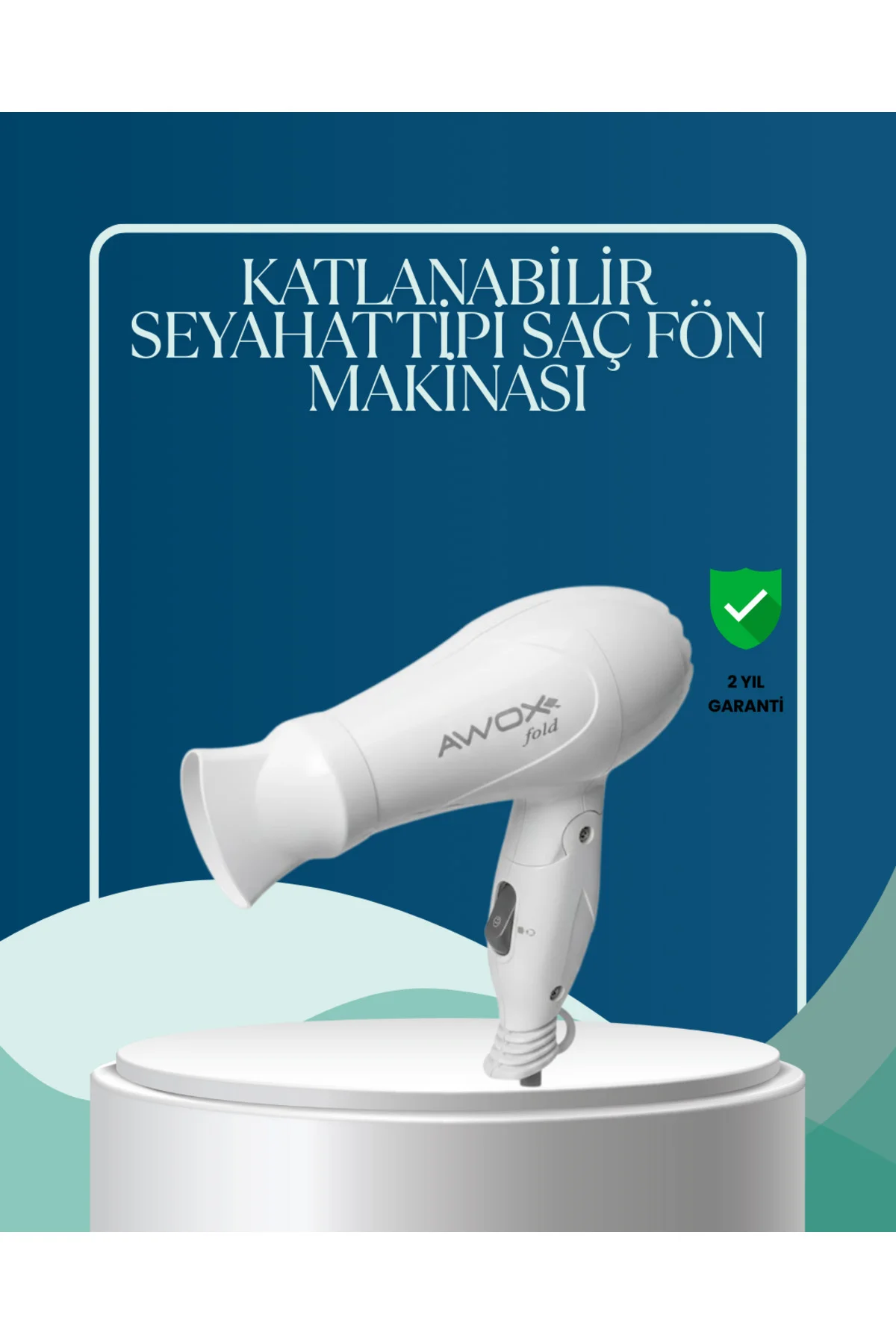 Seyahat Uyumlu Saç Kurutma Makinesi Hafif ve Kompakt