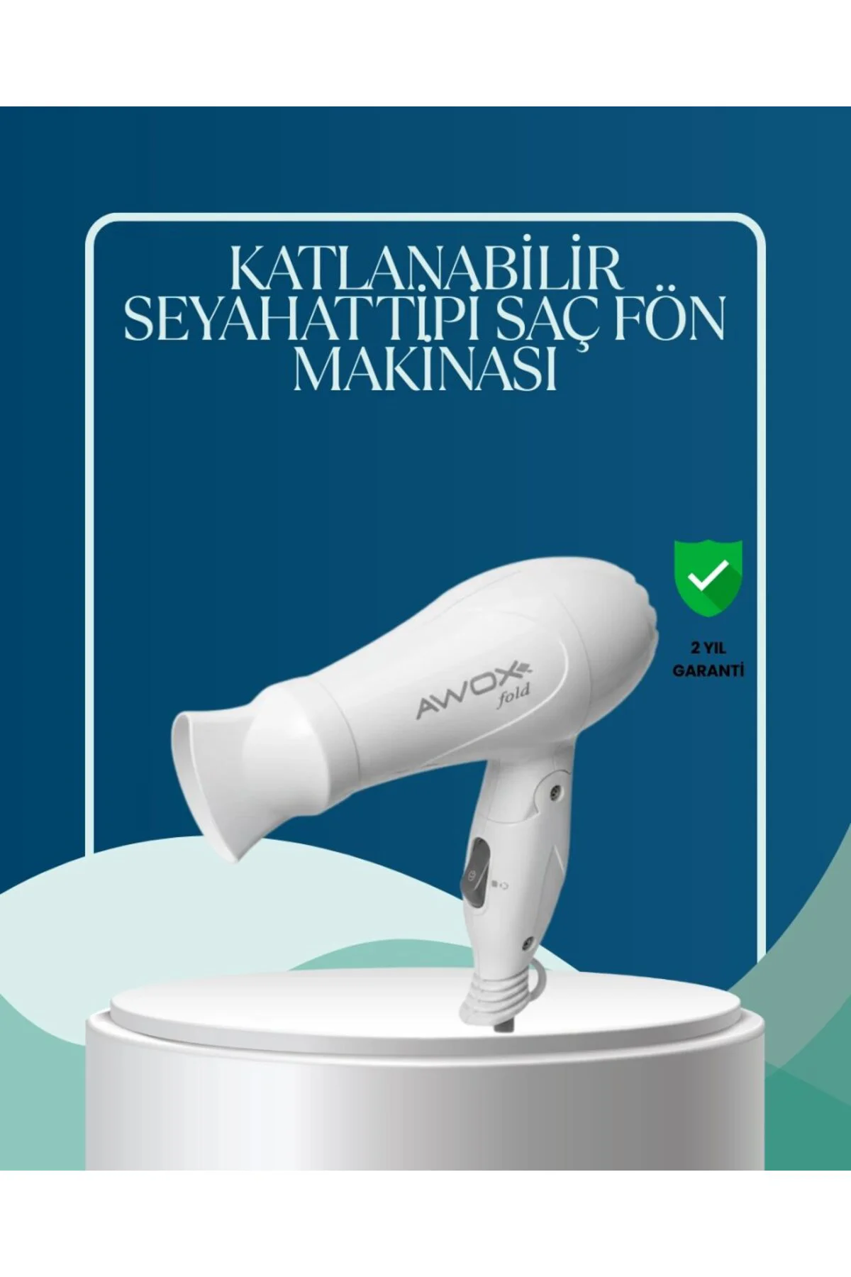 Seyahat Uyumlu Saç Kurutma Makinesi Hafif Ve Kompakt
