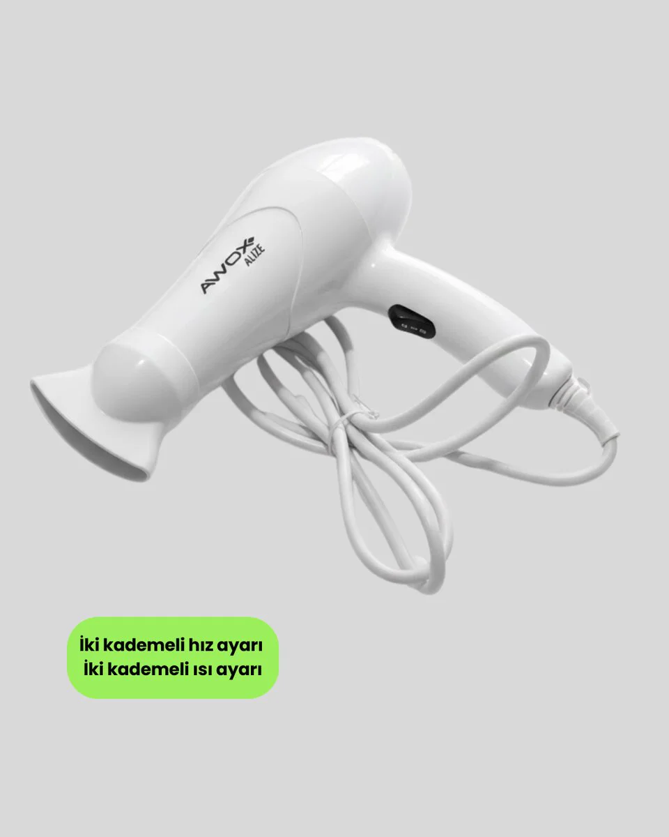 Seyahat Uyumlu Saç Kurutma Makinesi Hafif ve Kompakt