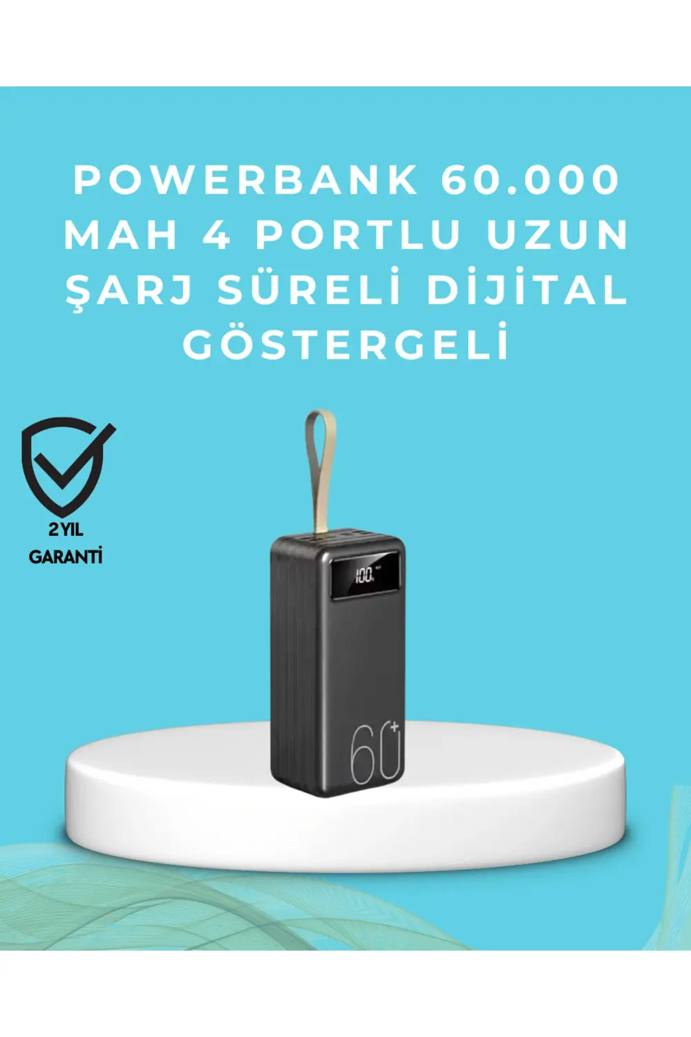 Seyahat ve Kamp İçin Portatif Güç Kaynağı Powerbank