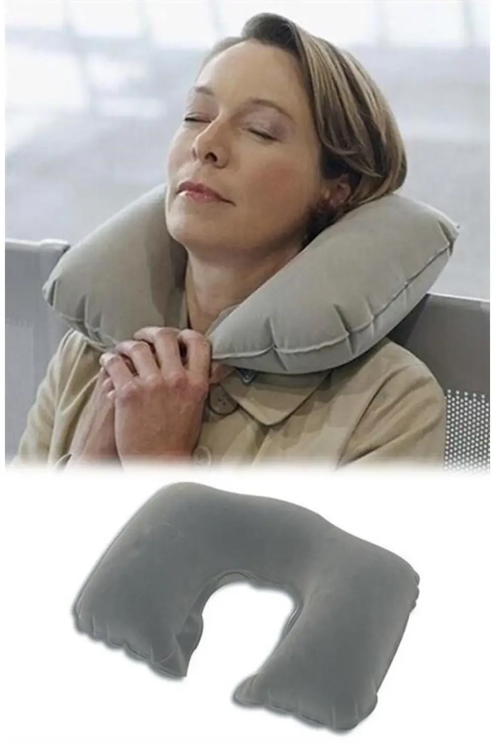 ® Seyahat Yolculuk Uyku Boyun Yastığı Ergonomik Ortopedik Yastık