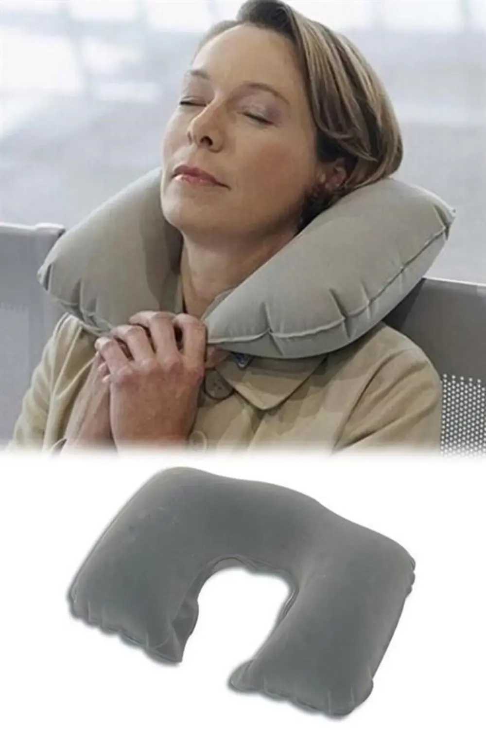 ® Seyahat Yolculuk Uyku Boyun Yastığı Ergonomik Ortopedik Yastık