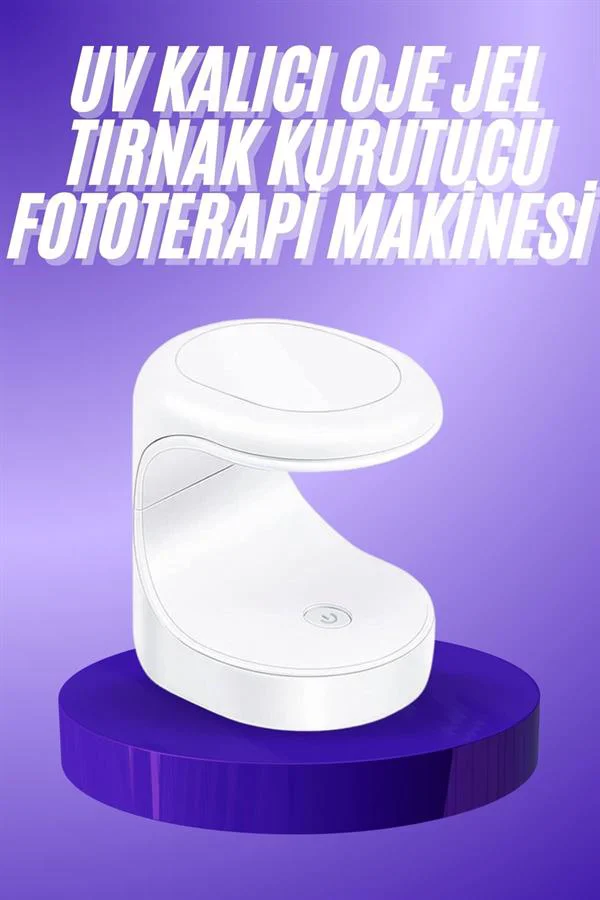 Seyehat Tipi Mini Oje Kurutucu Ultraviole Mor Işık Protez Tırnak Kurutucu
