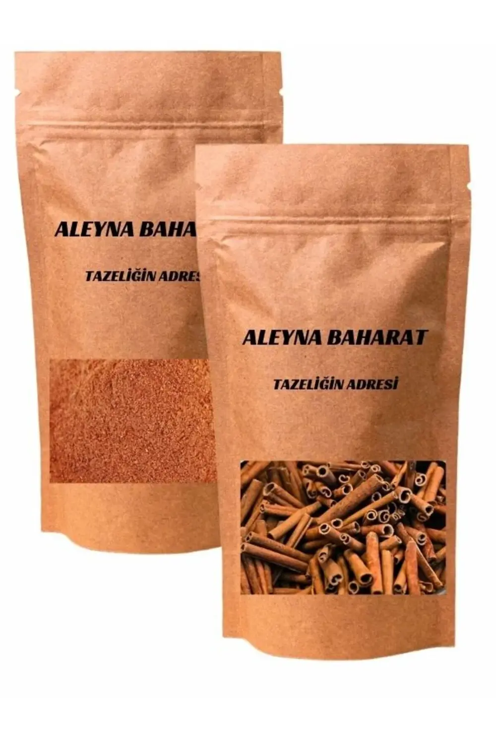 Aleyna Baharat Seylan Tarçın 100 Gr + Seylan Tarçın Toz 100 Gr - Seylon Tarçın S