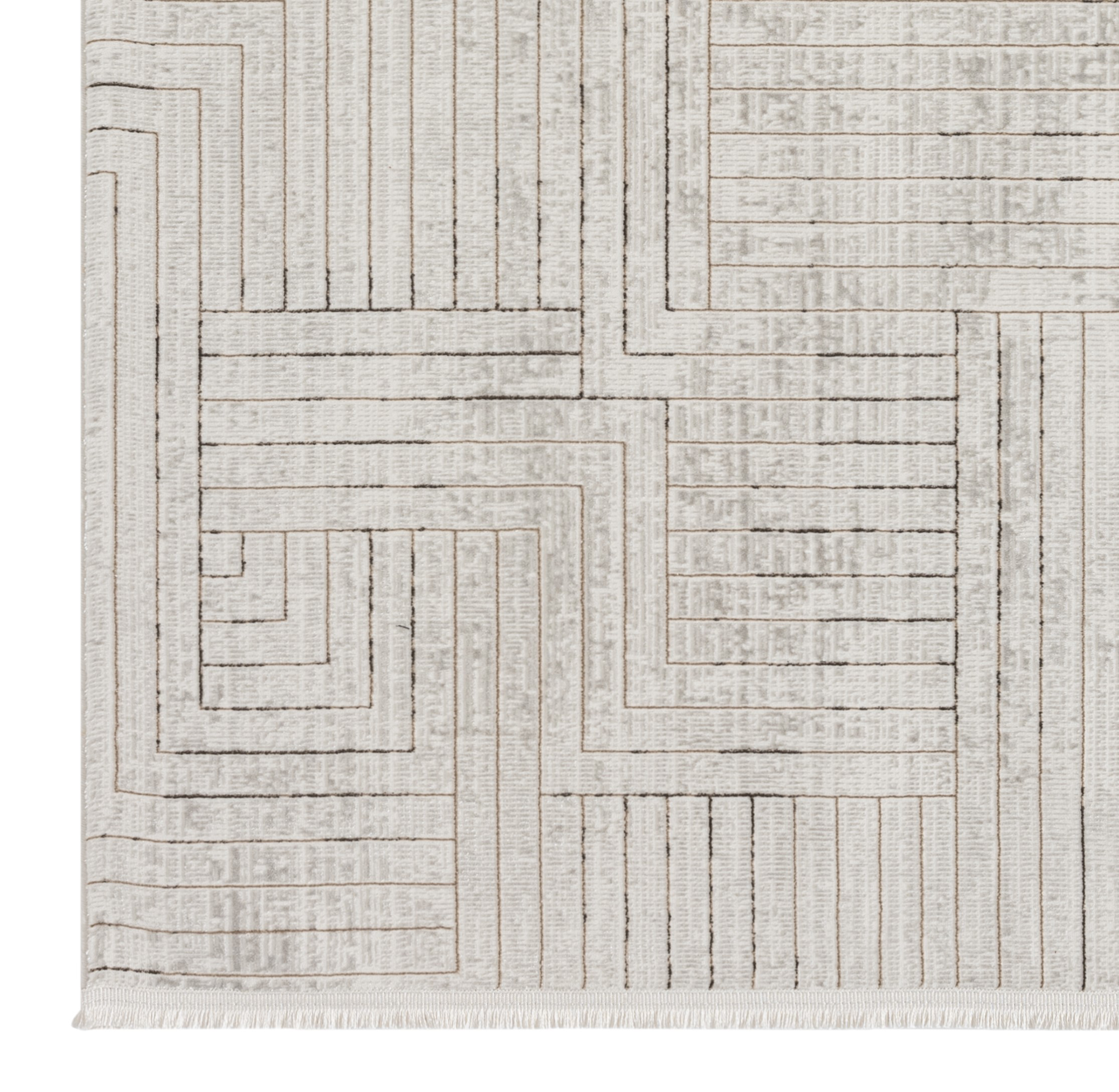 Seyran Mısra Koleksiyonu Modern Desenli Halı 5004 Kahve