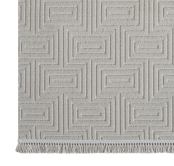 Seyran Rubby Koleksiyonu Sisal Dekoratif Halı 1550 Gri