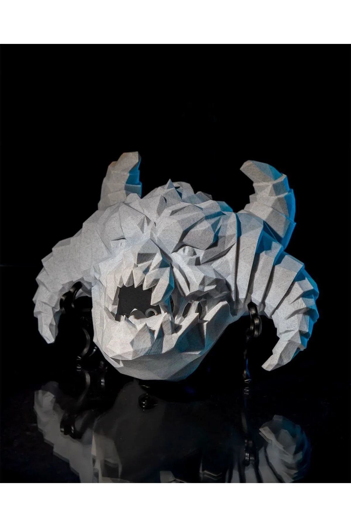 Şeytan Gece Lambası Devil Light Korku Gece Lambası Boynuzlu Şeytan Lamba 17CM