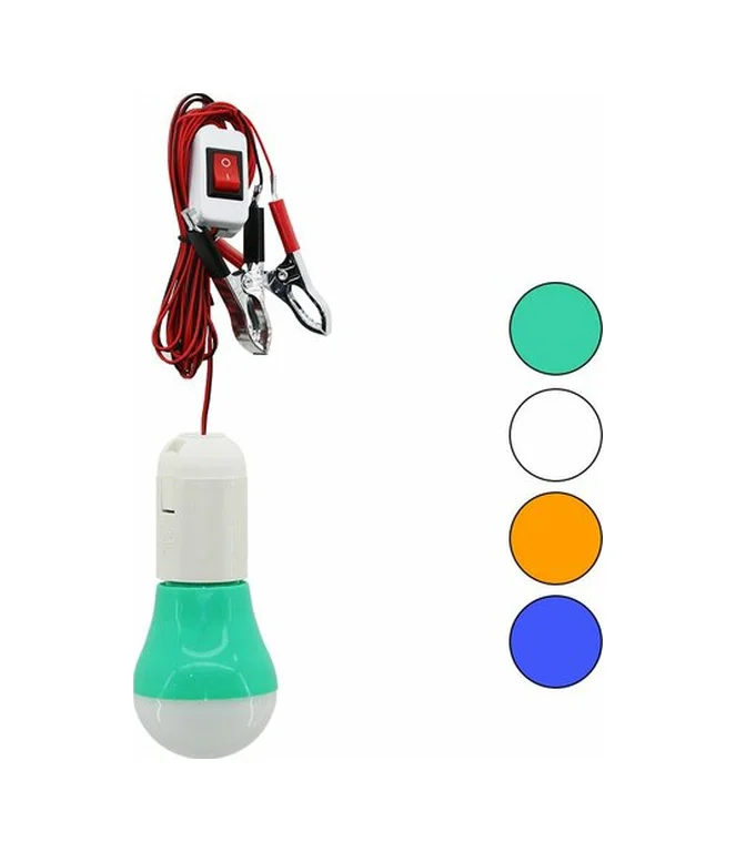 Seyyar - Led Lamba Akü Takviye Kablolu 4mt 12v - 5w 5224 Diğer