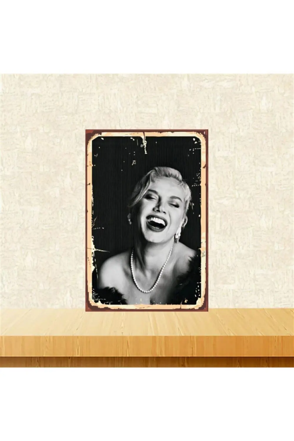 Sezen Aksu 20-30 Cm Retro Ahşap Poster Tkfx4352