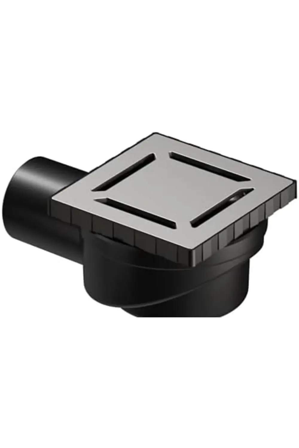 sfeyx V-Flow Kare 5606973 Duş Kanalı, Yandan Çıkışlı, 10x10 cm, D