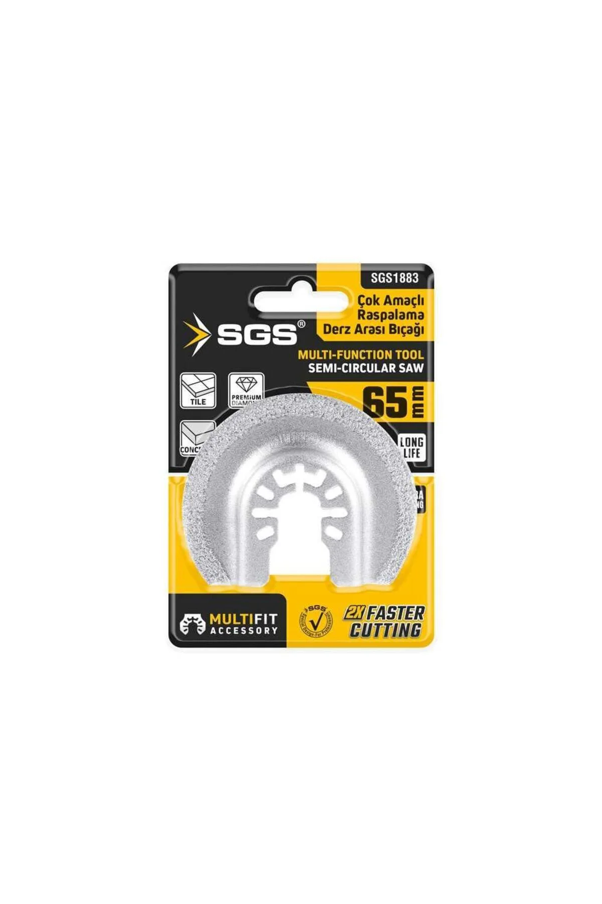 SGS 1883 Derz Arası Raspalama Bıçağı 65 mm Elmas
