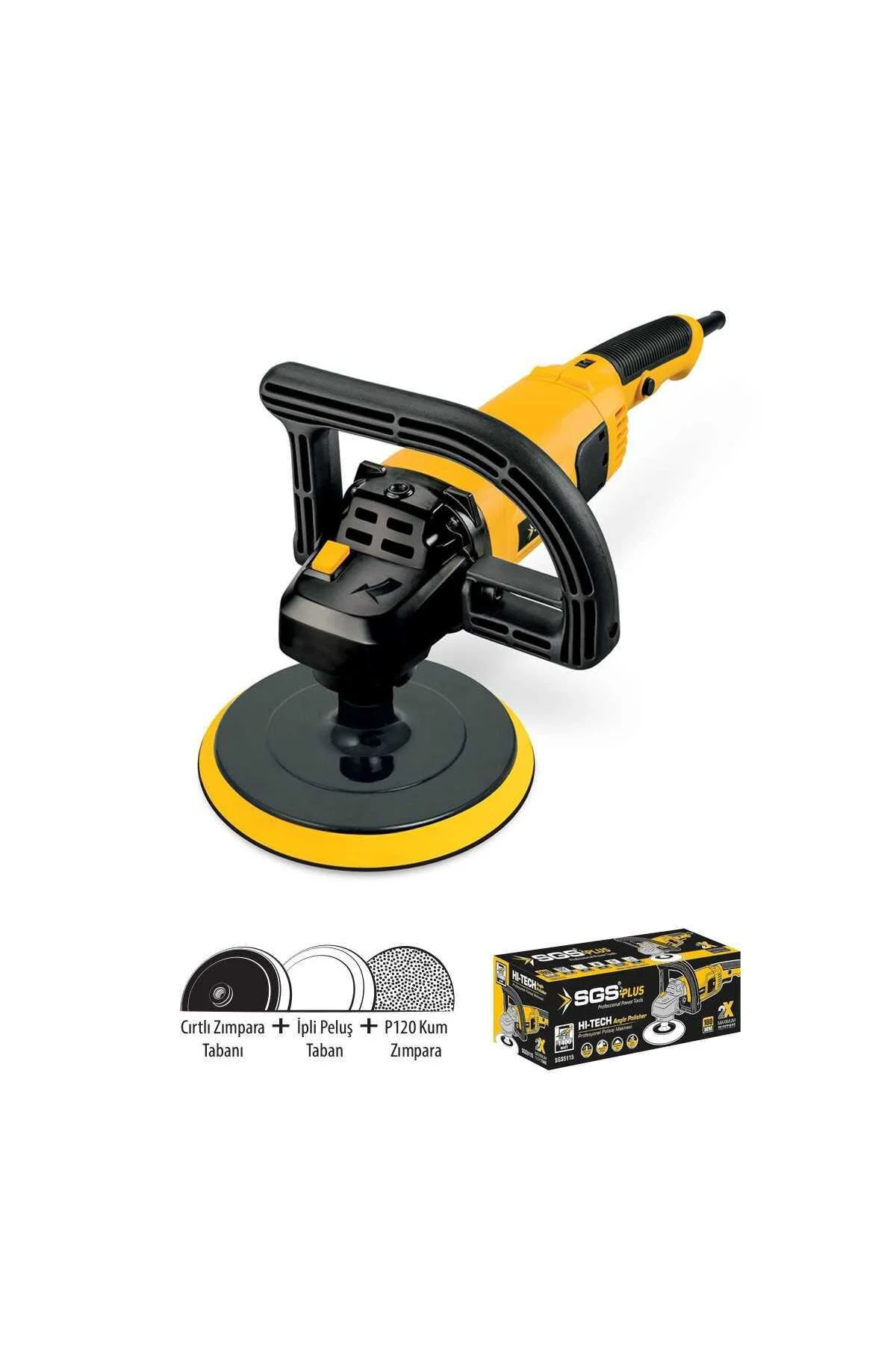 Sgs 5115 Polisaj Makinesi 180 mm 1400 Watt Sgs 5115 Polisaj Makinesi 180 mm 1400 Watt