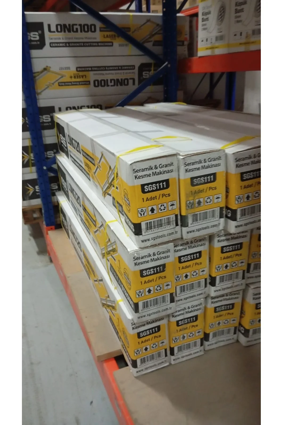 SGS111 Long 120 Lazerli Seramik Granit Fayans Kesme Makinesi 1200