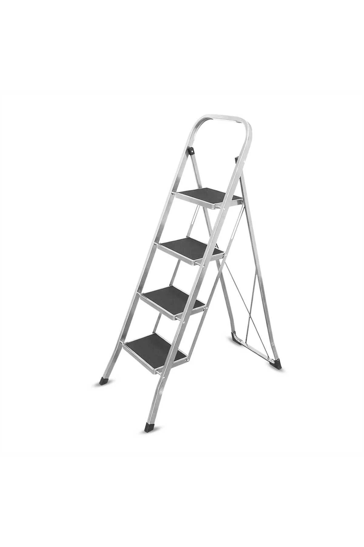 Sgs1134 Slimstep 4 Basamak Ev Tipi Geniş Basamaklı Metal Merdiven