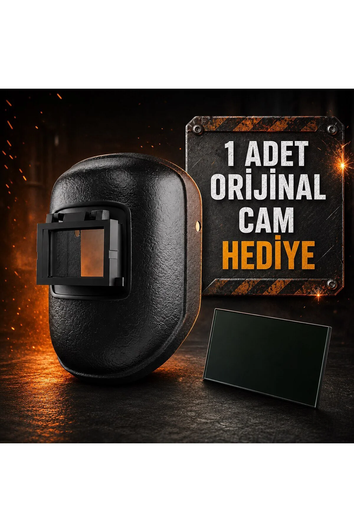SGS1269 Baş Kaynak Maskesi + Orijinal Cam