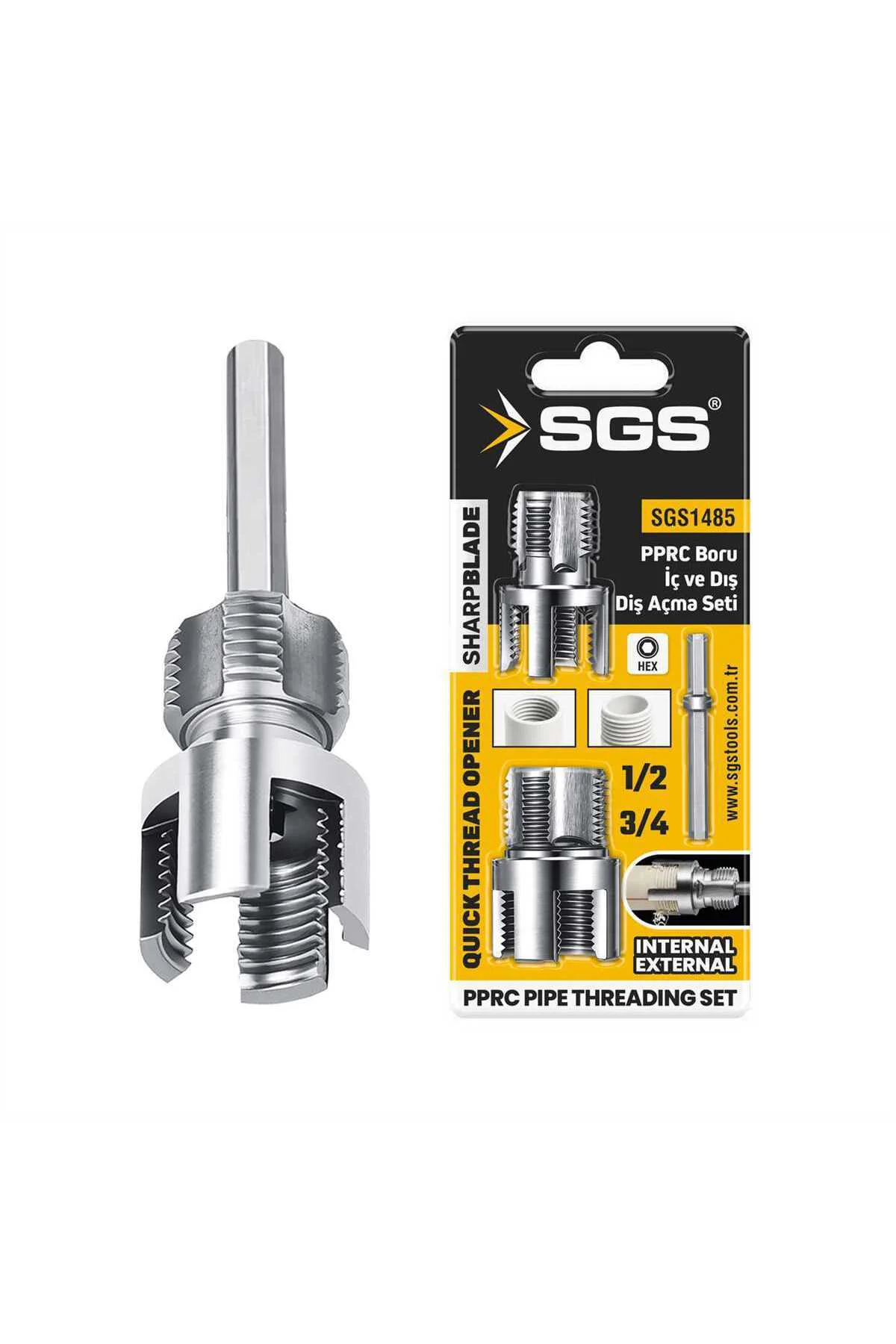SGS1485 2 Li İç Dış Plastik Boru Diş Açma Seti 1/2 Ve 3/4 İnç PVC Boru Pafta Klavuz 20mm 25mm PPRC SGS1485 2 Li İç Dış Plastik Boru Diş Açma Seti 1/2 Ve 3/4 İnç PVC Boru Pafta Klavuz 20mm 25mm PPRC