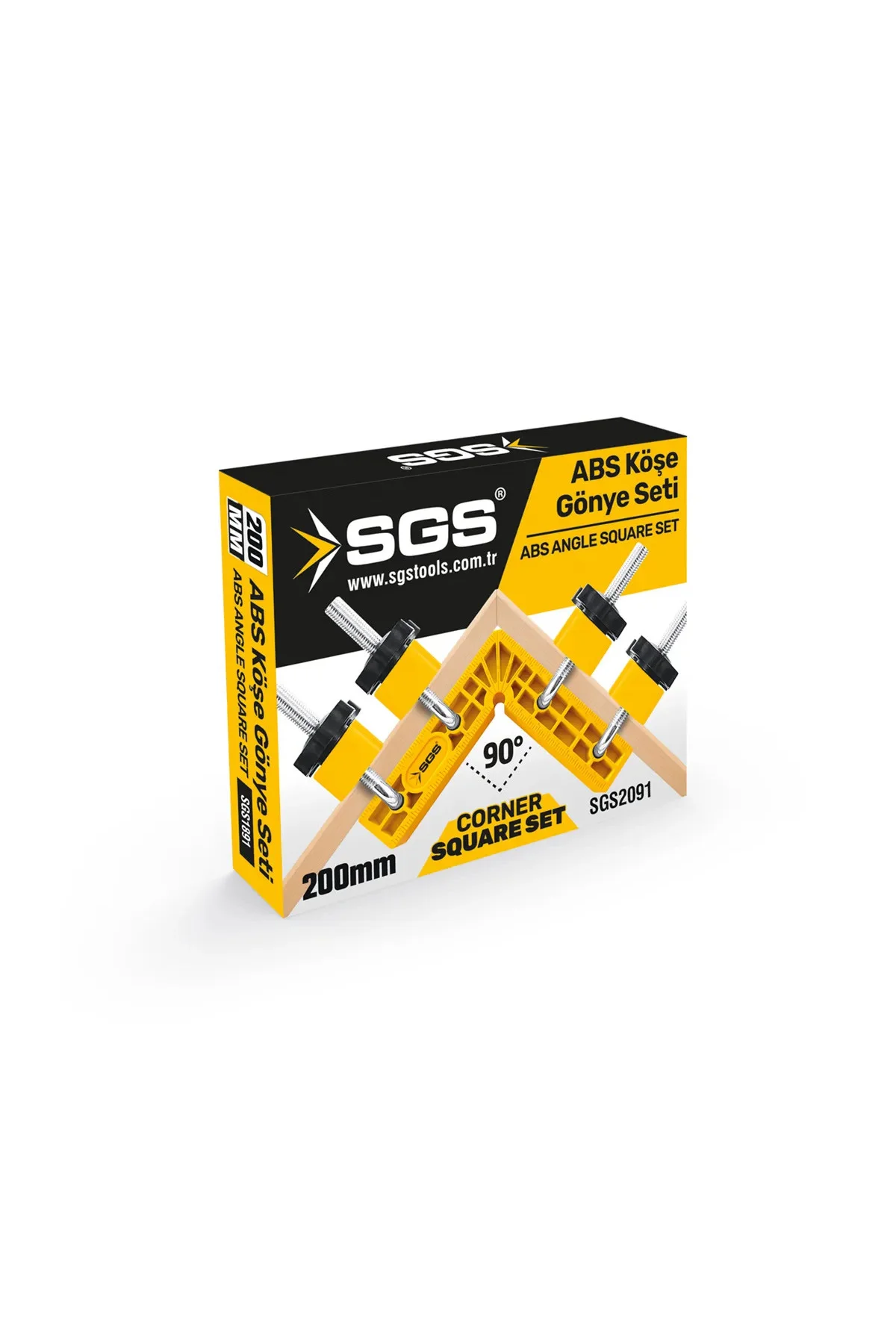 SGS2091 Abs Köşe Gönye Seti 200mm Fiyatı, Yorumları ve Özellikleri
