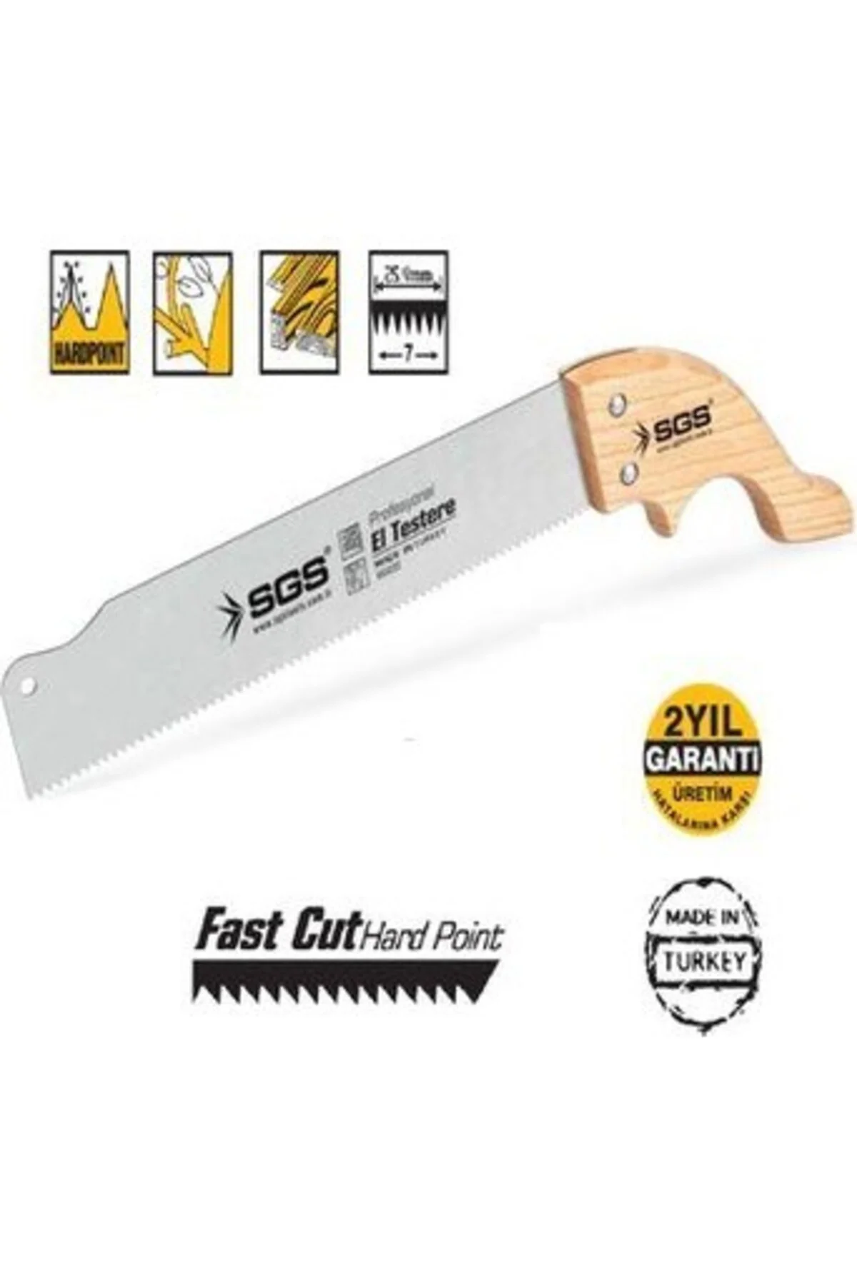 Sgs222 El Testere Ahşap Sap (1 Adet)