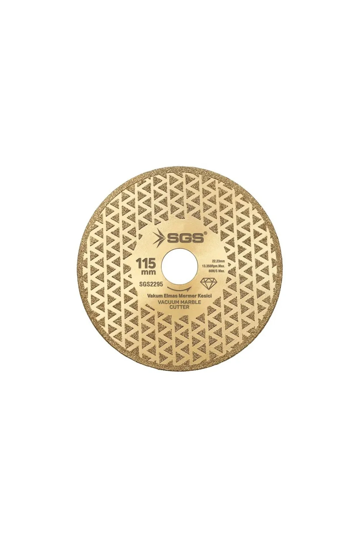 SGS2295 Vakum Elmas Mermer Granit Seramik Kesici 115mm