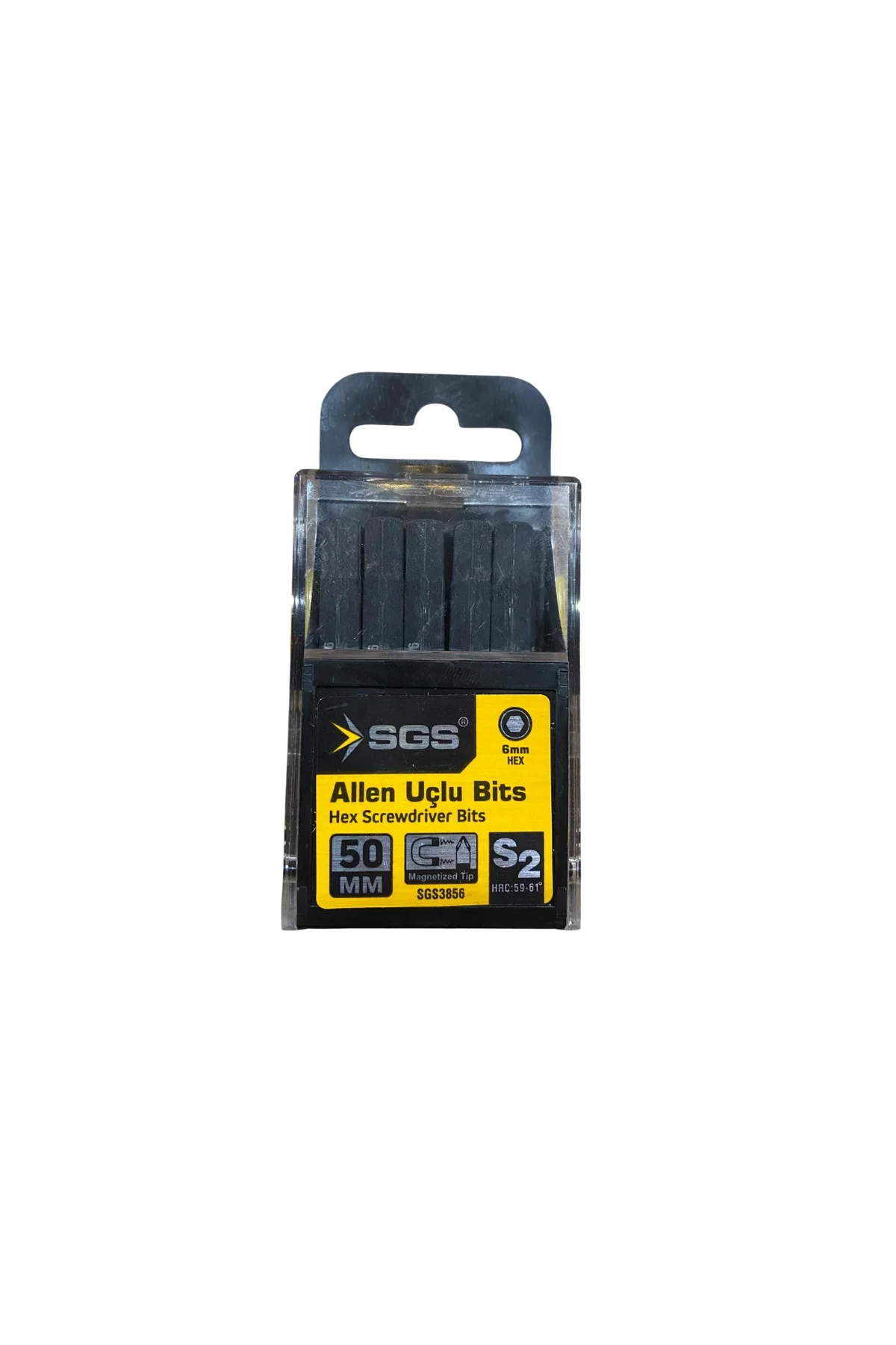 SGS3856 Allen Uçlu Bits Hex 6MM - 50MM 10 Adet