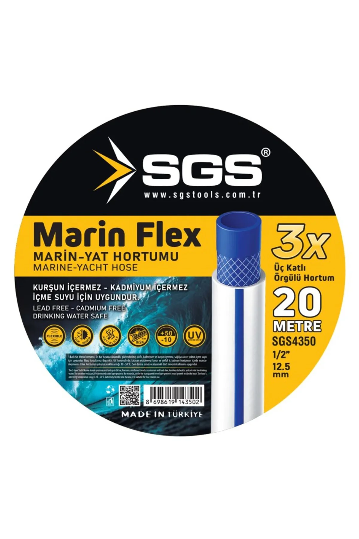 SGS4350 1/2 MARİNFLEX HORTUM 20 METRE