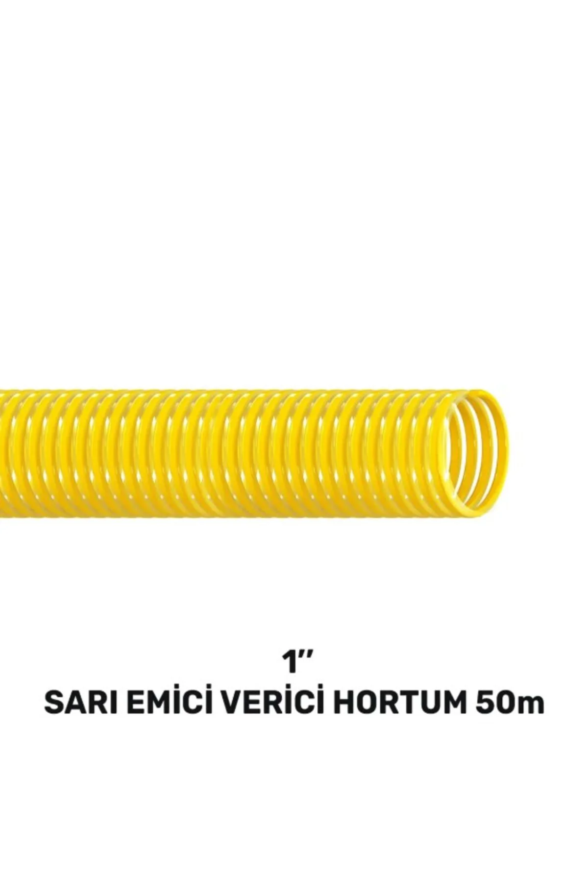 SGS4357 1'' Sarı Emici Verici Hortum 50 Metre