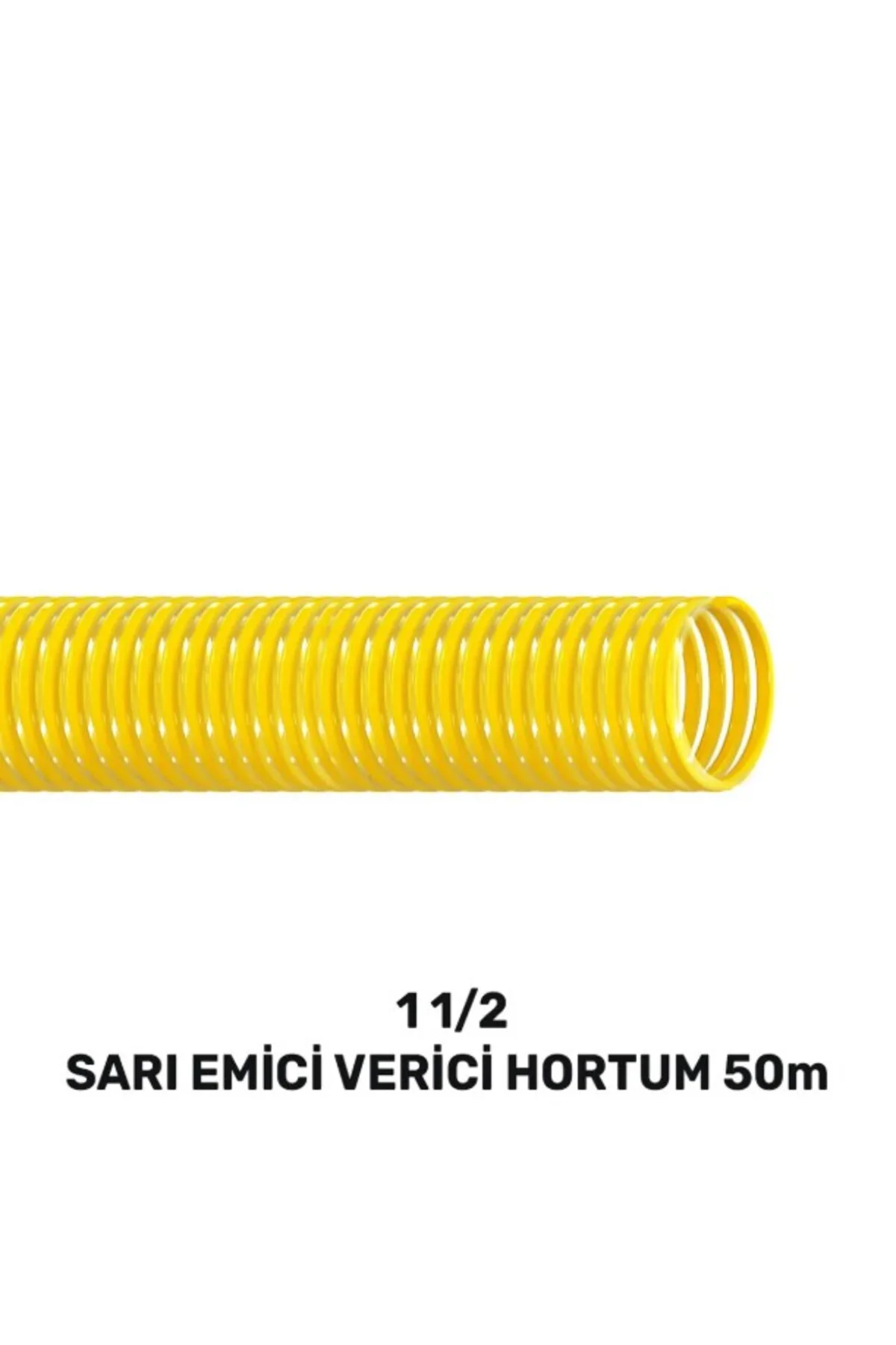 SGS4359 1 1/2 Sarı Emici Verici Hortum 50 Metre