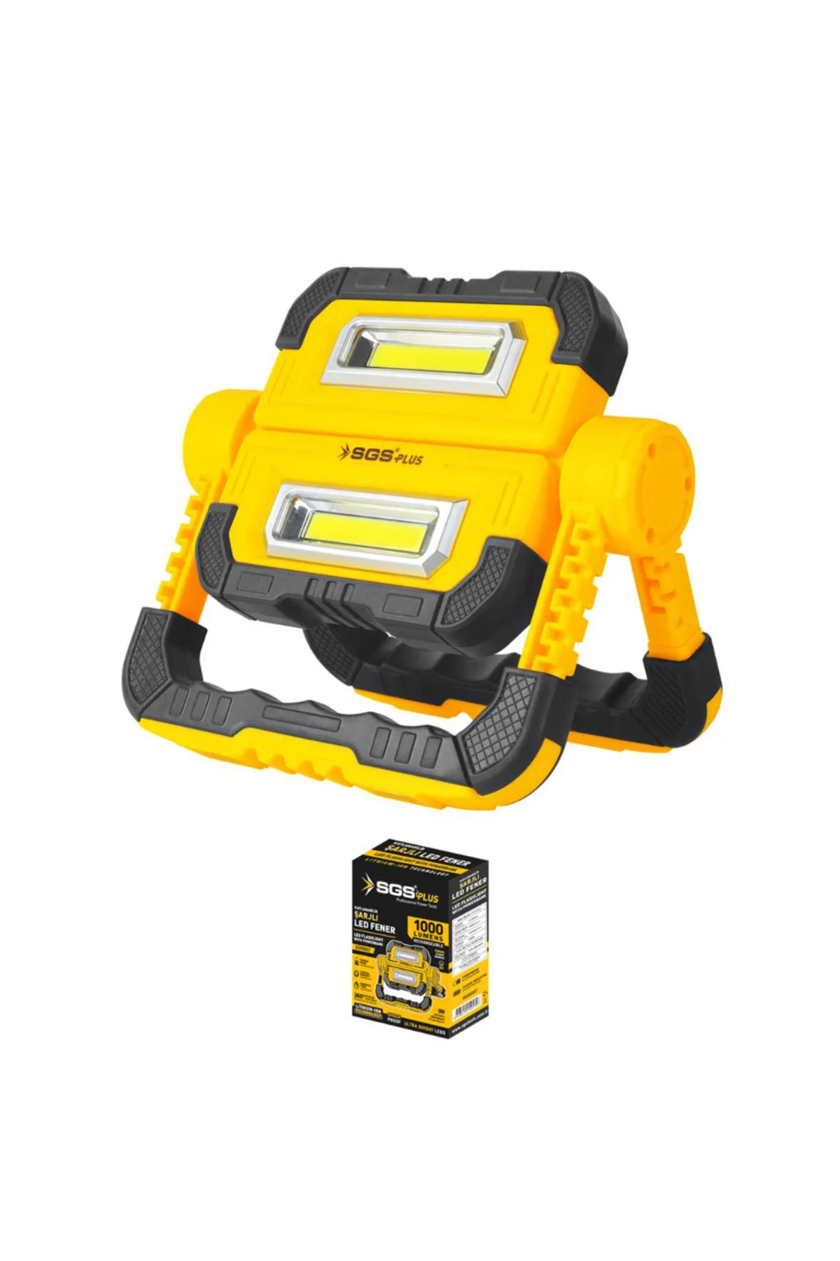 SGS5057 Şarjlı Led Çalışma Lambası + Power Bank Özellikli 1000 Lümen 3.7 Volt / 5000 mAh