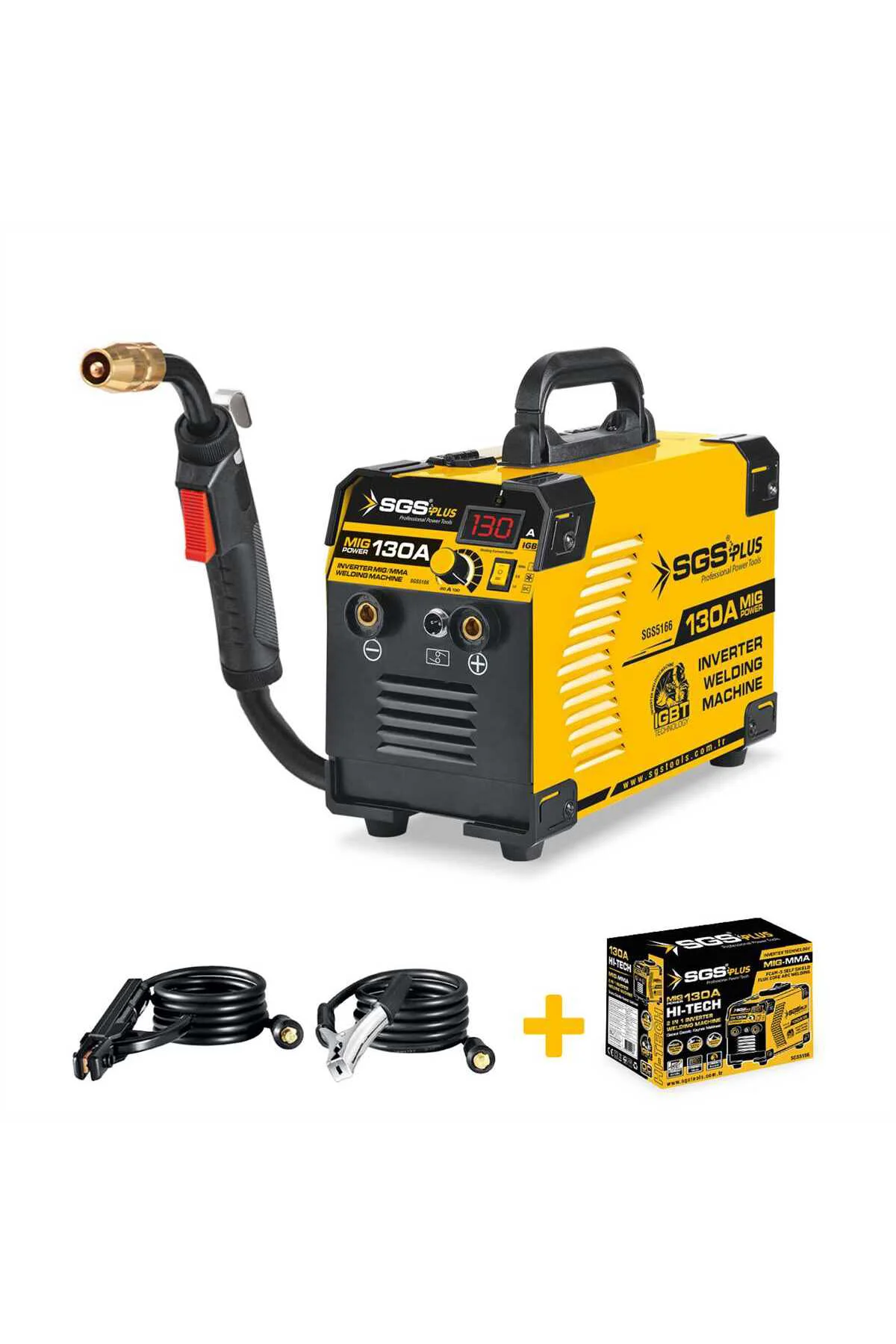 SGS5166 İNVERTÖR GAZSIZ GAZALTI KAYNAK MAKİNESİ 130A