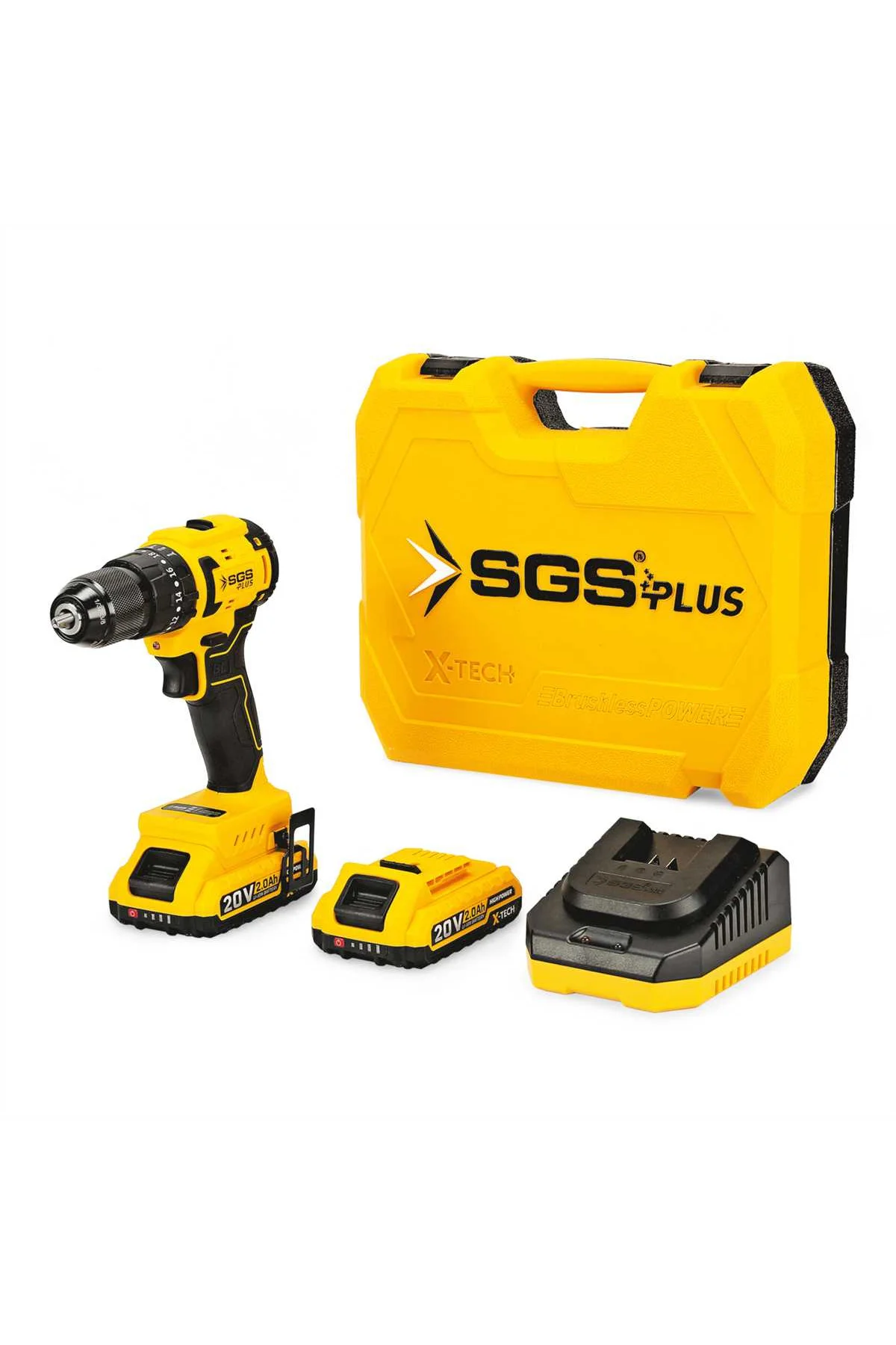 Sgs5530 - 20 Volt 2 Amper 45 Nm Tork Akülü Şarjlı Darbeli Matkap 