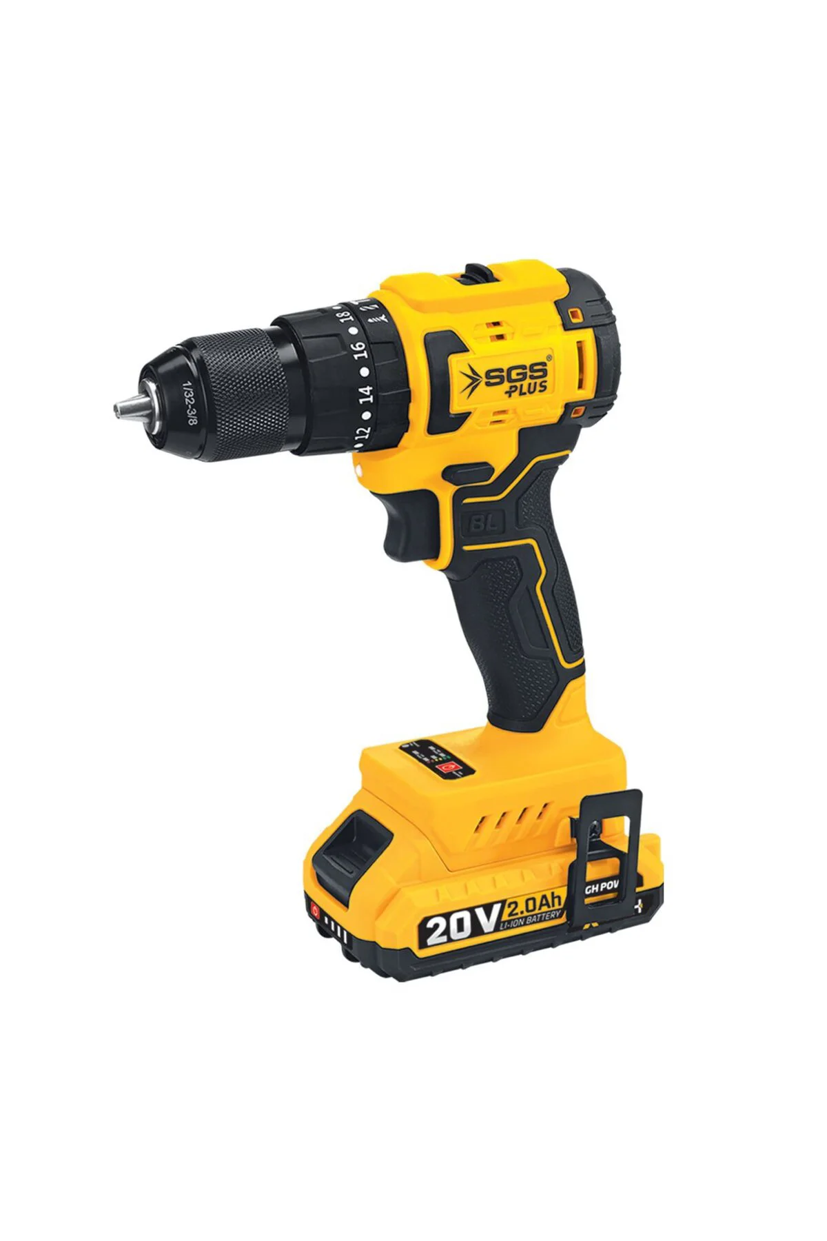 Sgs5530 - 20 Volt 2 Amper 45 Nm Tork Akülü Şarjlı Darbeli Matkap 