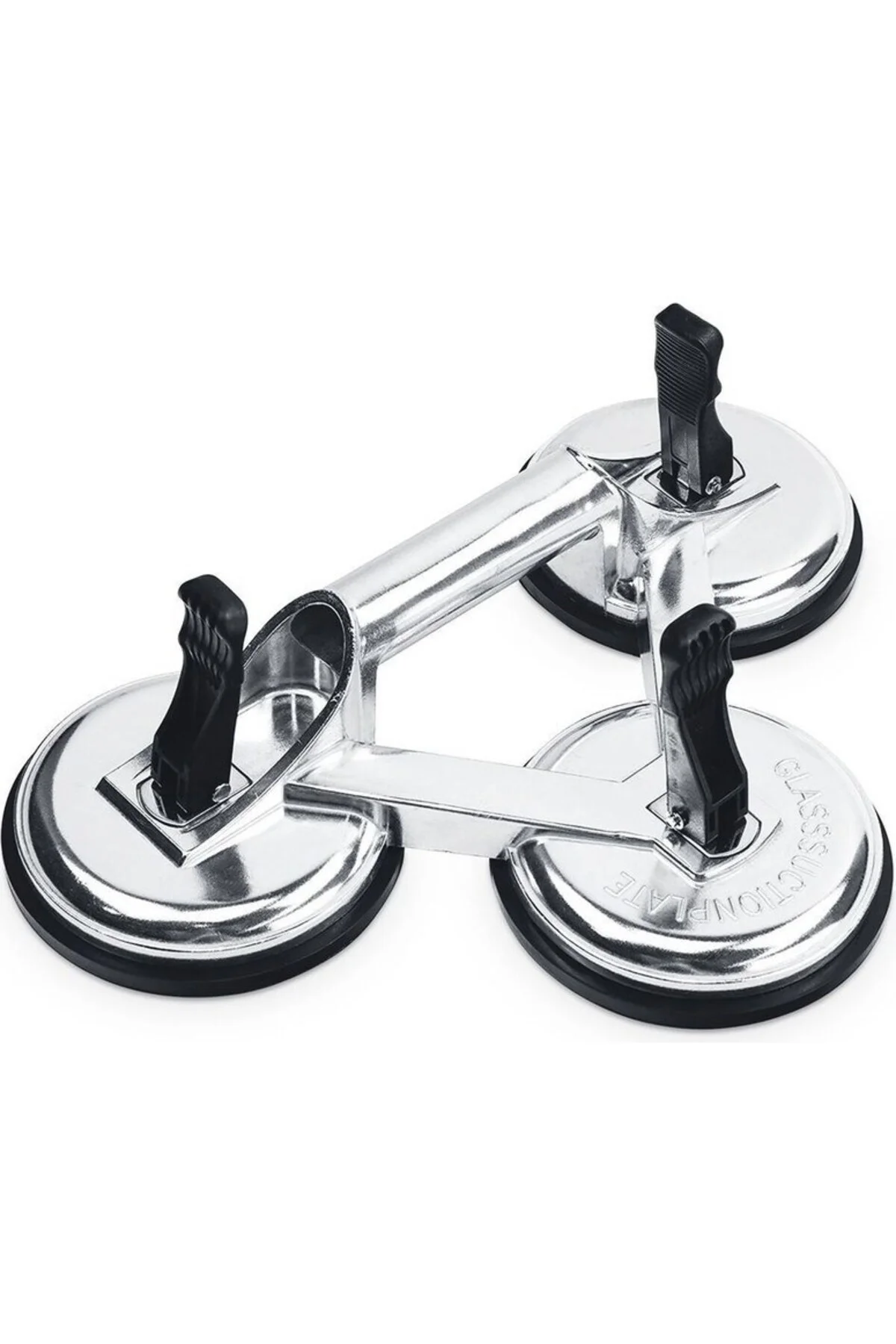 SGS956 - 155 kg Üçlü Vantuz Alüminyum Cam Seramik Fayans Ahşap Tutma Taşıma Vantuzu 12CM 12CM 12 SGS956 - 155 kg Üçlü Vantuz Alüminyum Cam Seramik Fayans Ahşap Tutma Taşıma Vantuzu 12CM 12CM 12