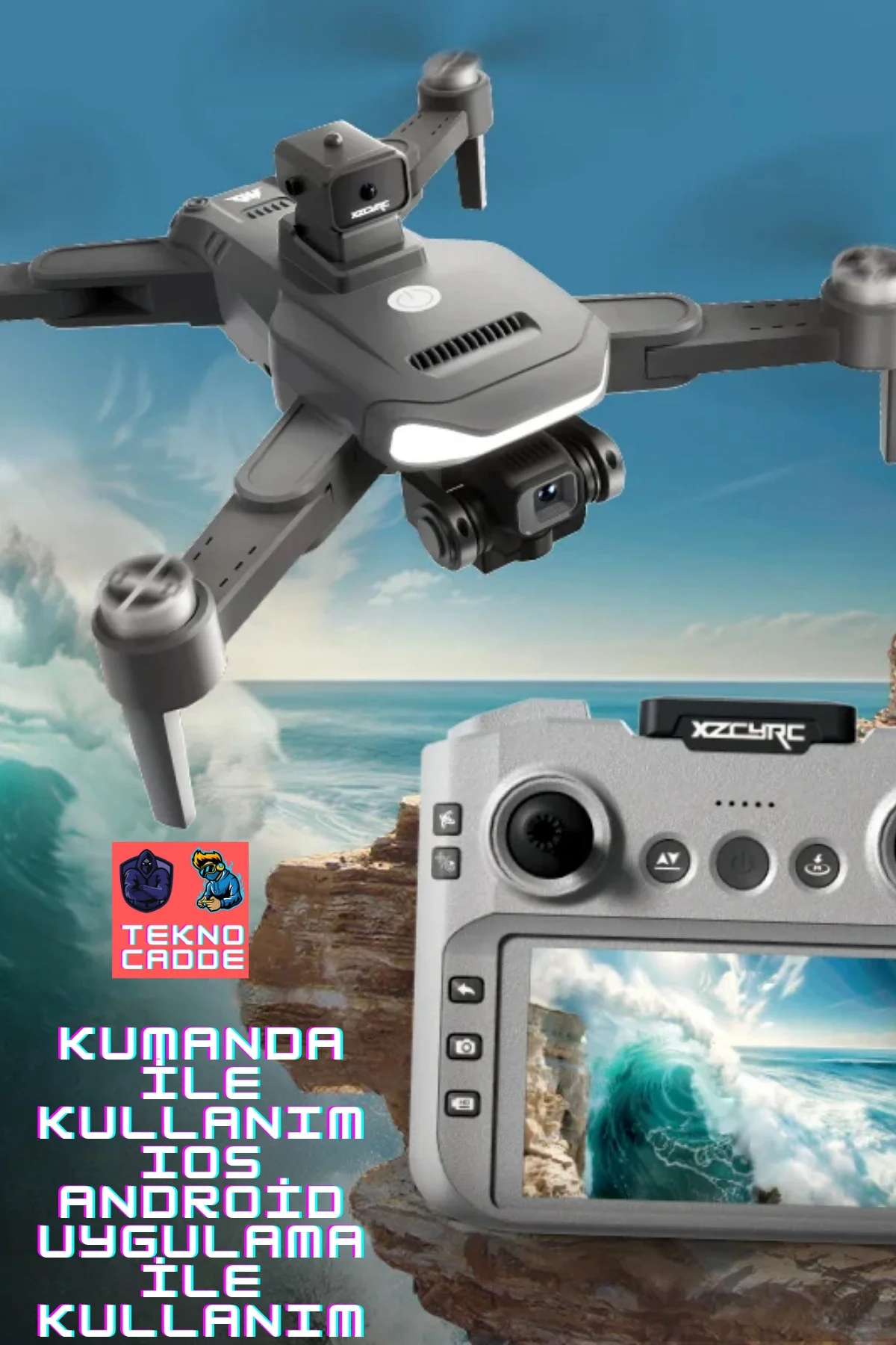 SH Kaydı Gerektirmeyen Drone - Renk: Siyah, Kamera Özelliği: 4K, Yedek Batarya | Teknik Özellikleri