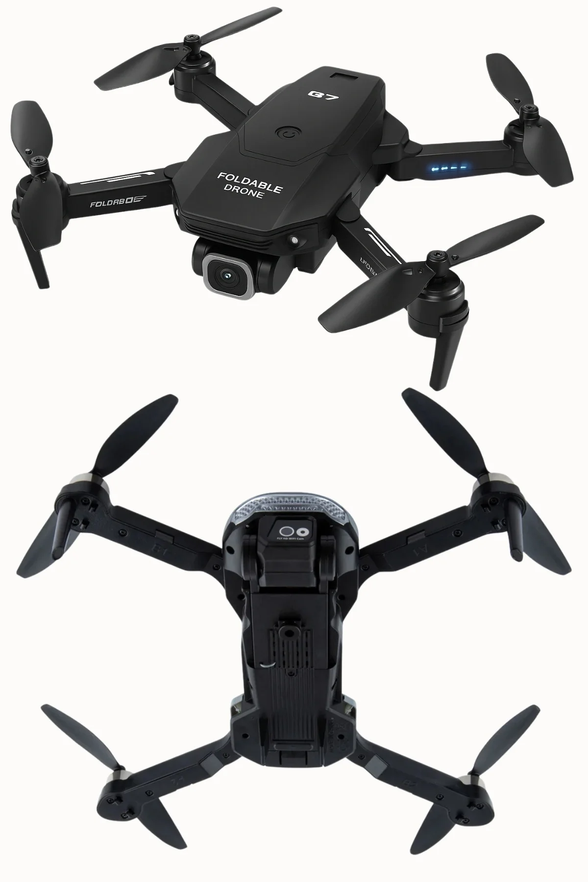 SH Kaydı Gerektirmeyen Drone - Renk: Siyah, Kamera Özelliği: 1080P FULL HD, Yedek Batarya
