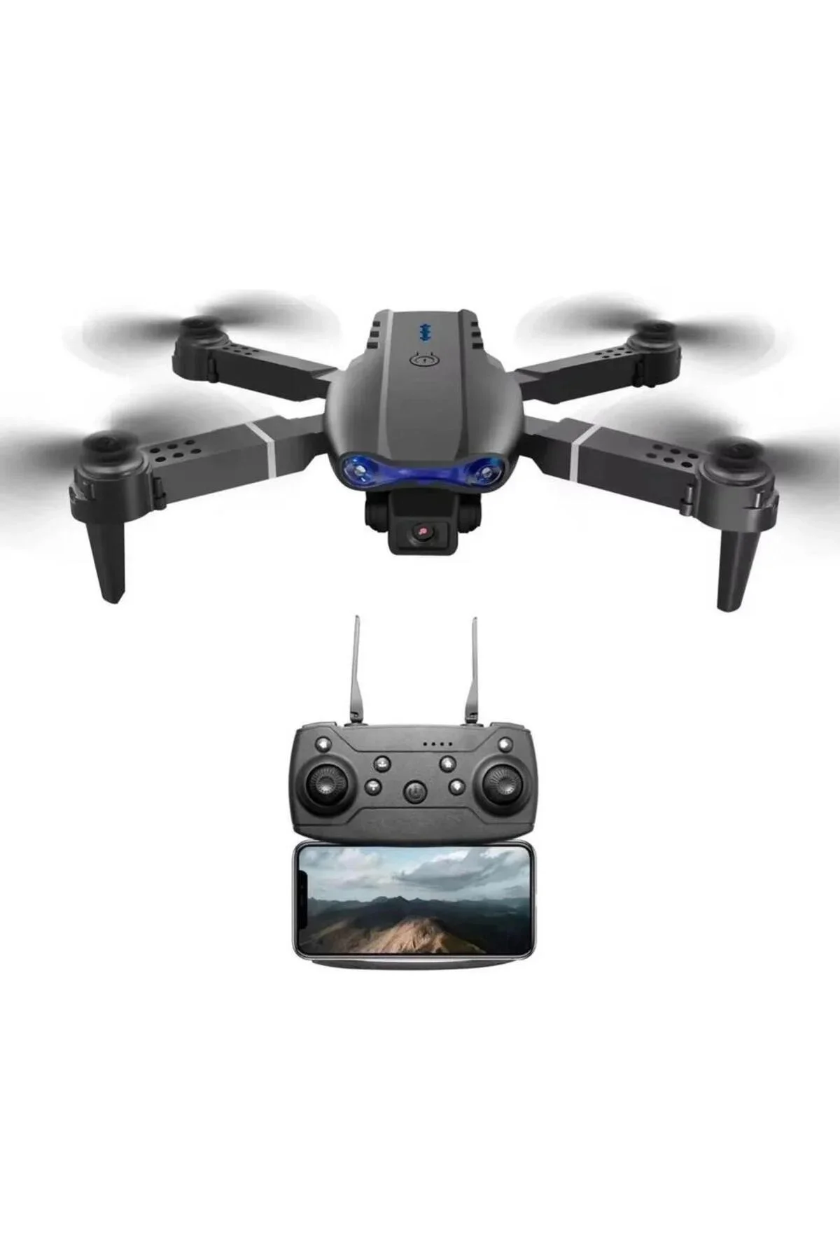 SH Kaydı Gerektirmeyen Drone - Renk: Çok Renkli, Kamera Özelliği: 1080P FULL HD, GPS