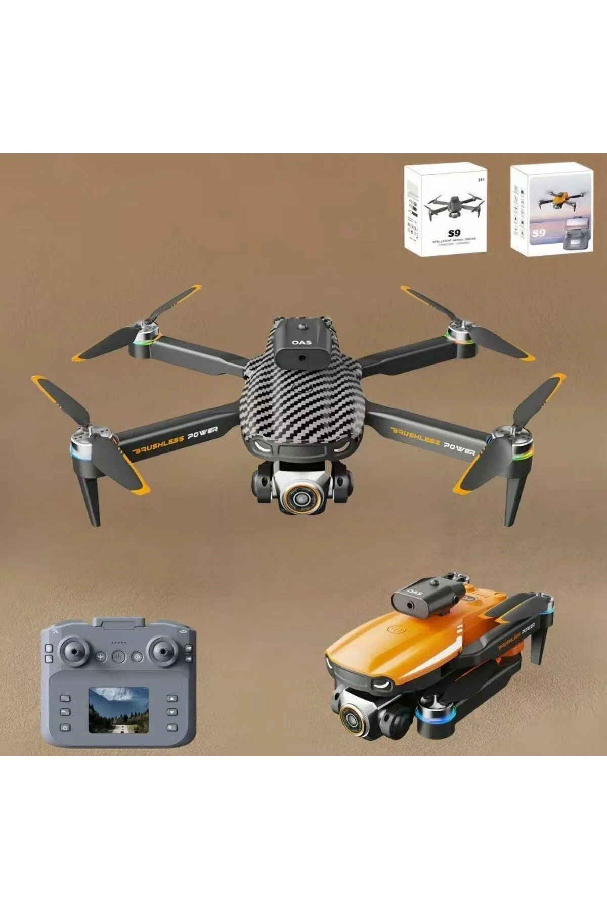 SH Kaydı Gerektirmeyen Drone - Renk: Siyah, Kamera Özelliği: 1080P FULL HD, GPS | Teknik Özellikleri