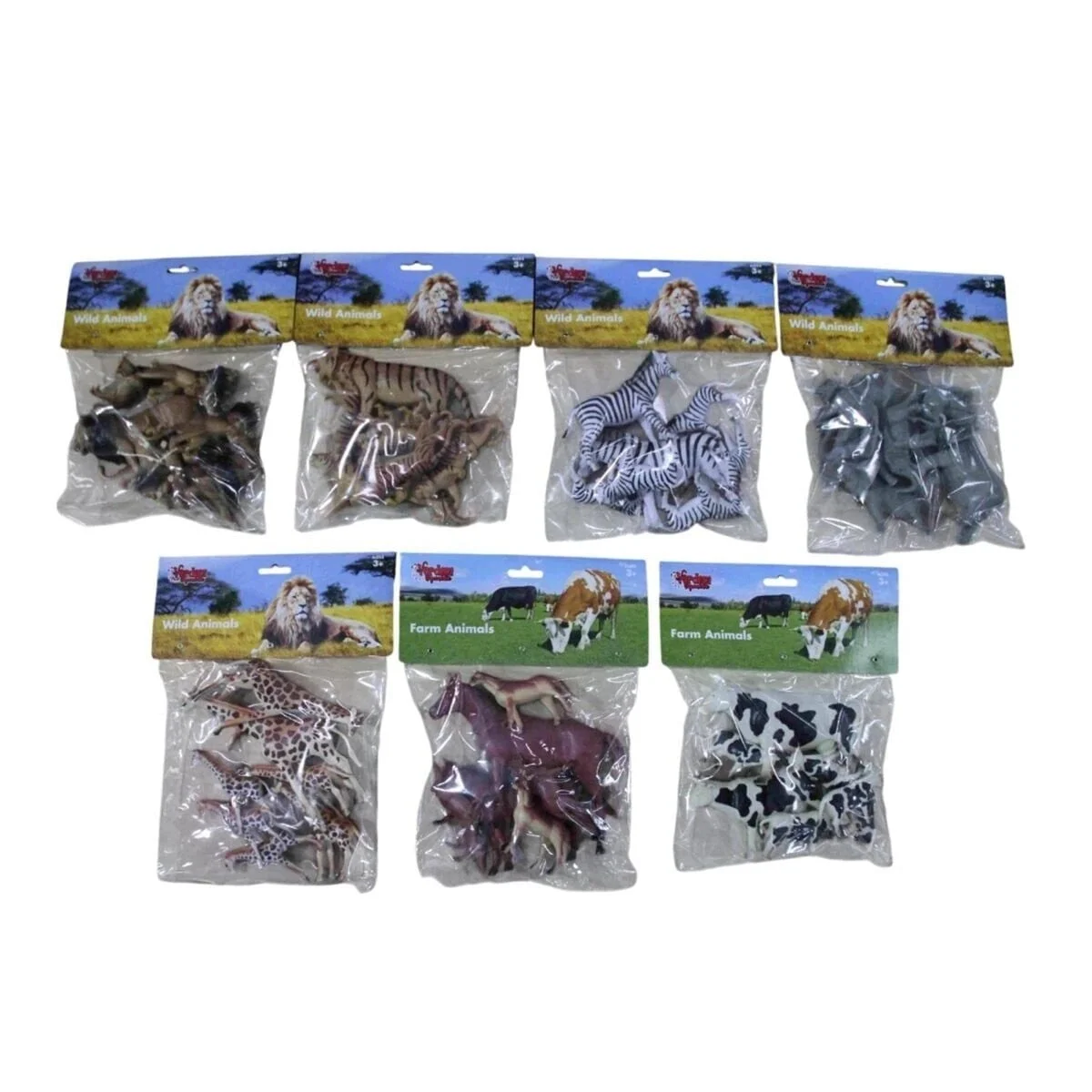 SH-P9901-07A 7 Parça Hayvan Set - Stokta Olan Model 1 Adet Gönderilir