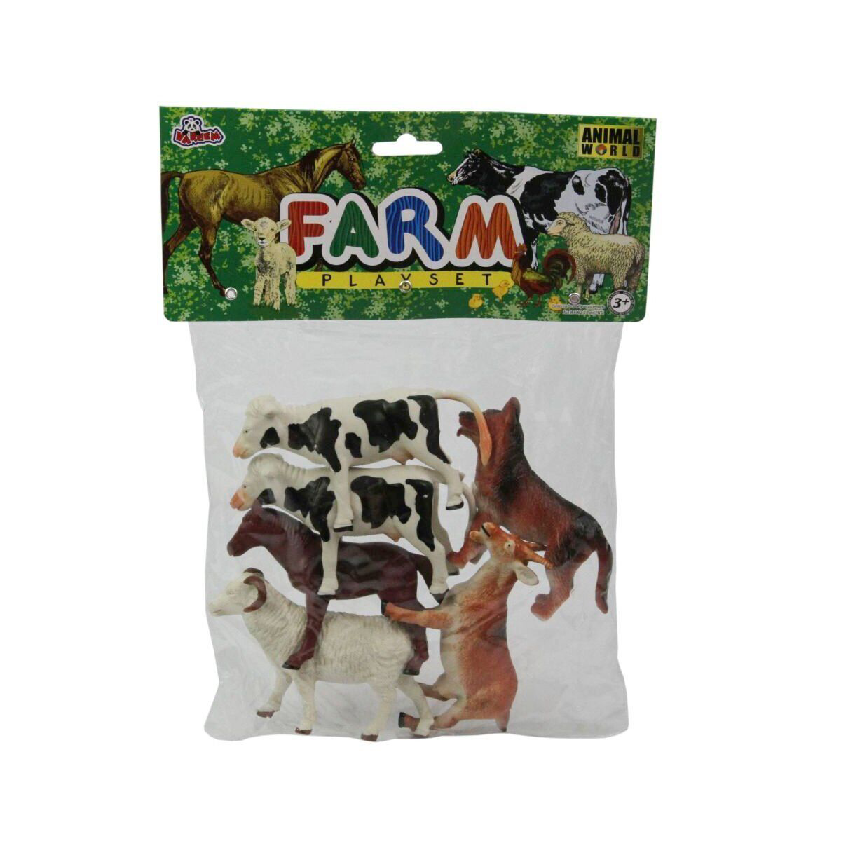 SH-Vardem 6 Parça 5 inch  Çiftlik, Dinozor,Vahşi Orman ve Deniz H