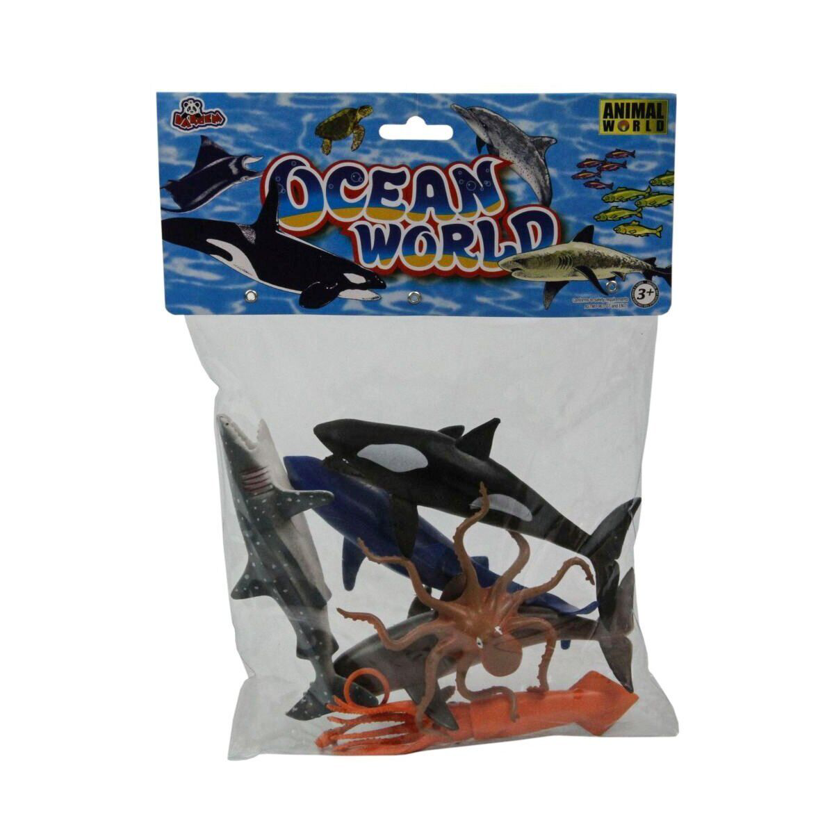 SH-Vardem 6 Parça 5 inch  Çiftlik, Dinozor,Vahşi Orman ve Deniz H