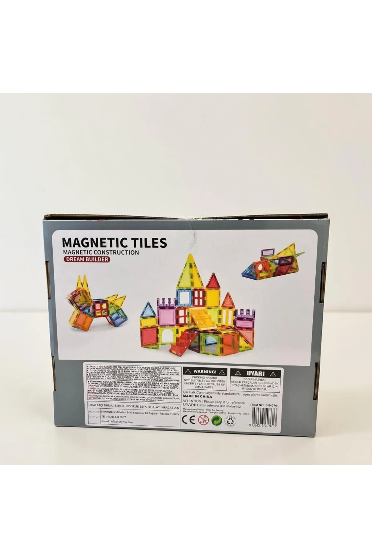 SH40761 42 Parça Magnet Standart Seri Renkli Blok - Görsel 2