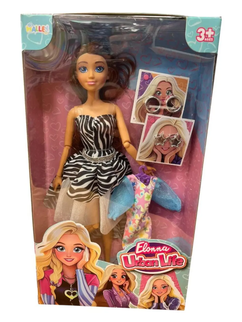 SH40814  11,5" ELONNA PERİ KIZI OYUNCAK BEBEK-ZRV