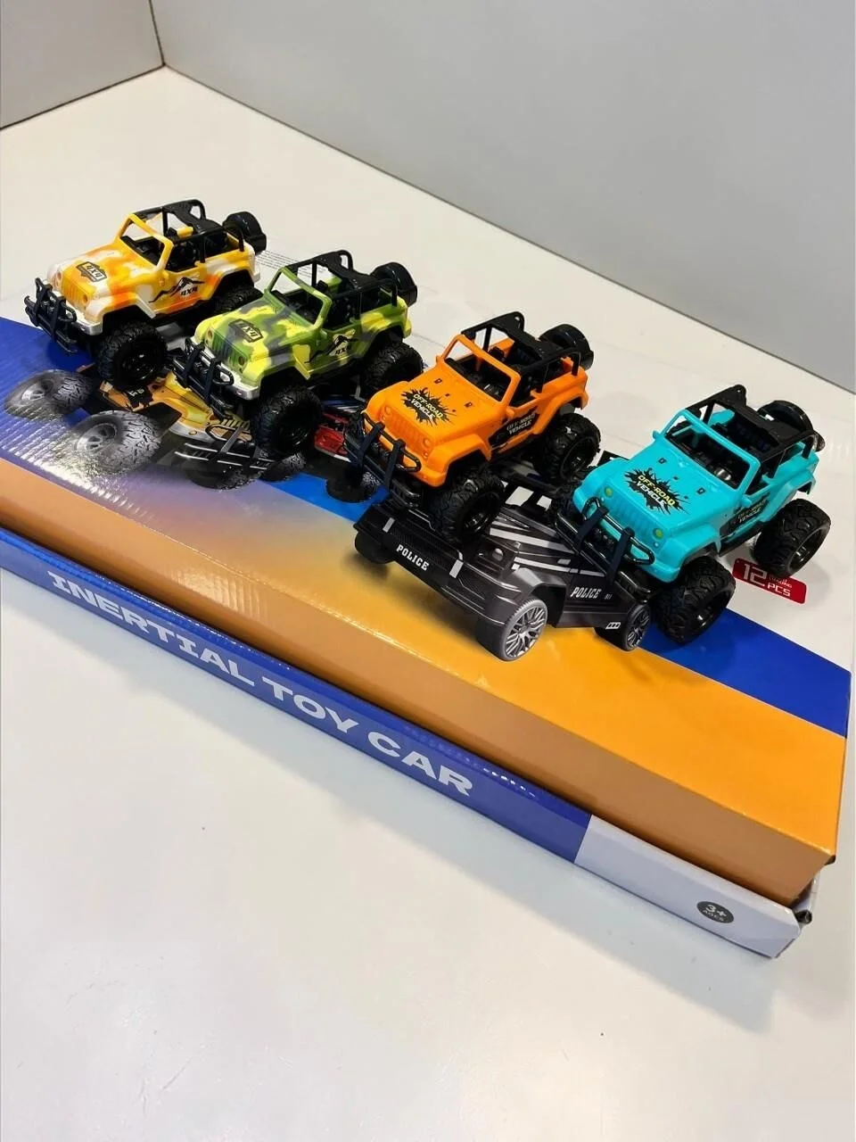 SH40934 SÜRTMELİ ARABA OFF ROAD JİP PLASTİK- 1 Adet Stokta Olan Renk Gönderilir