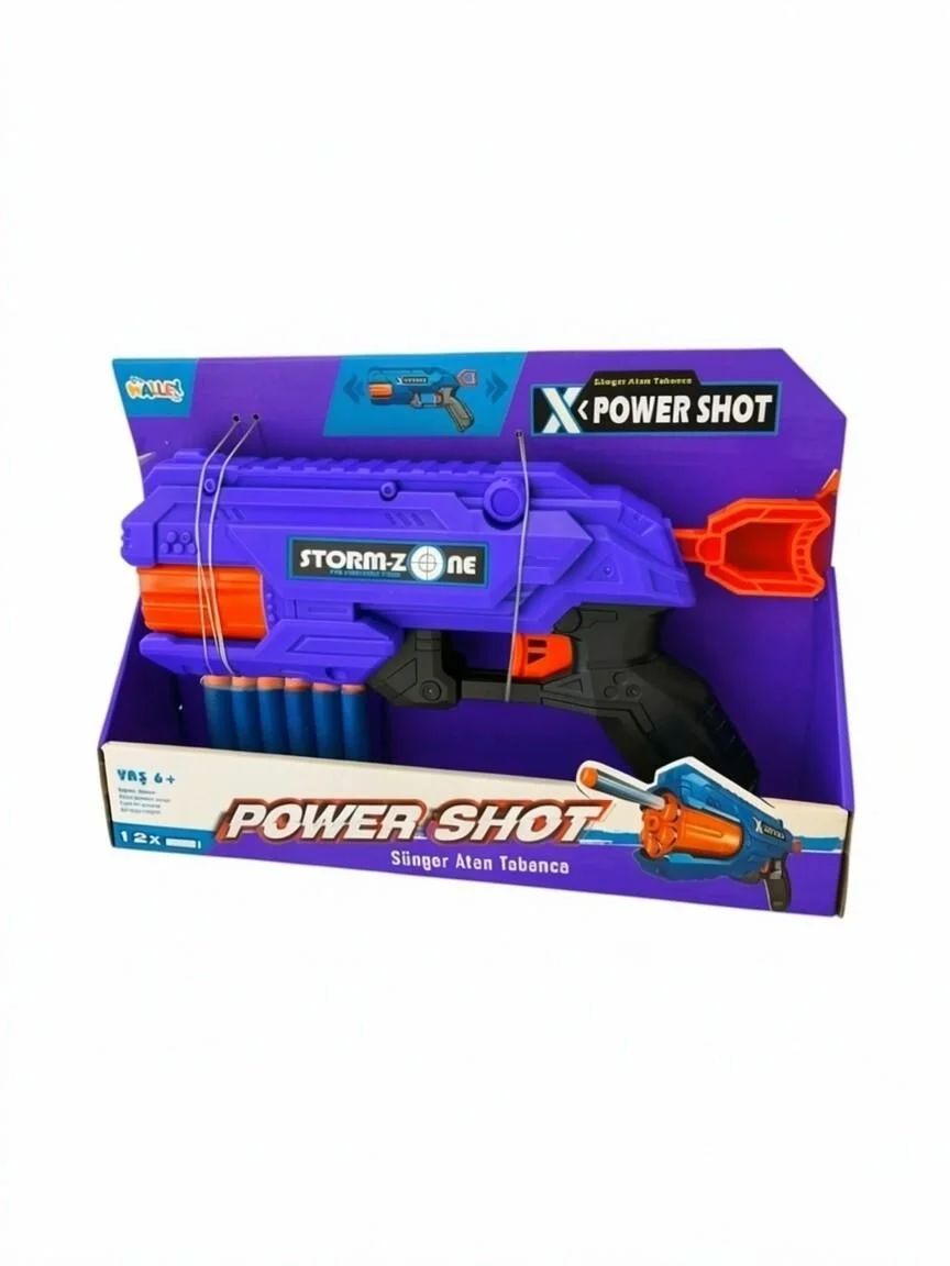SH59633 OYUNCAK SİLAH SÜNGER MERMİ ATAN -ZRV