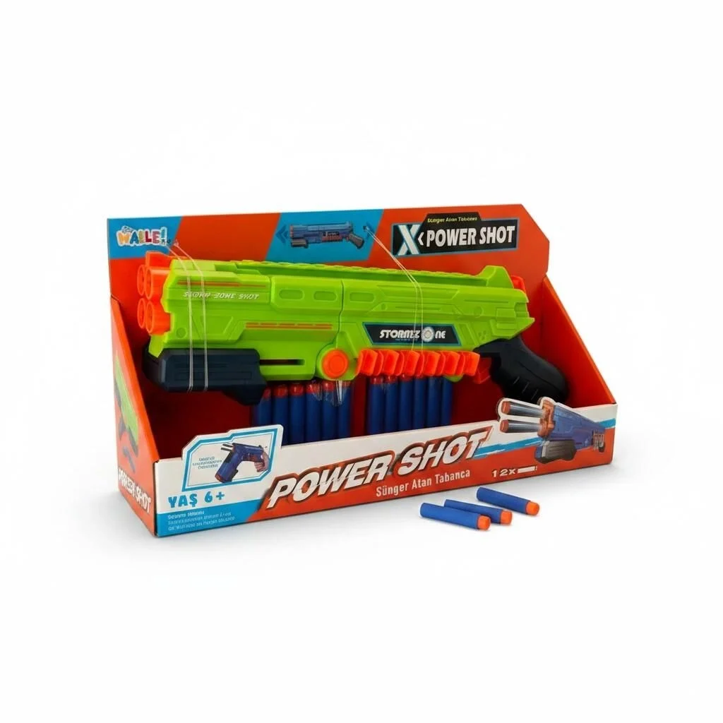 SH59635 OYUNCAK SİLAH SÜNGER MERMİ ATAN -ZRV