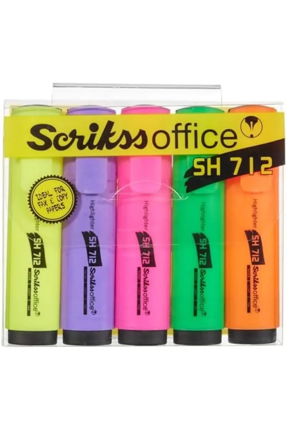 Sh712 Fosforlu 5'li Blister Paket Karışık Renk 1185222