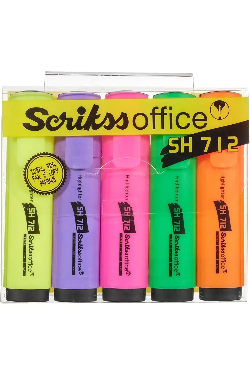 Sh712 Fosforlu 5'li Blister Paket Karışık Renk 1185222