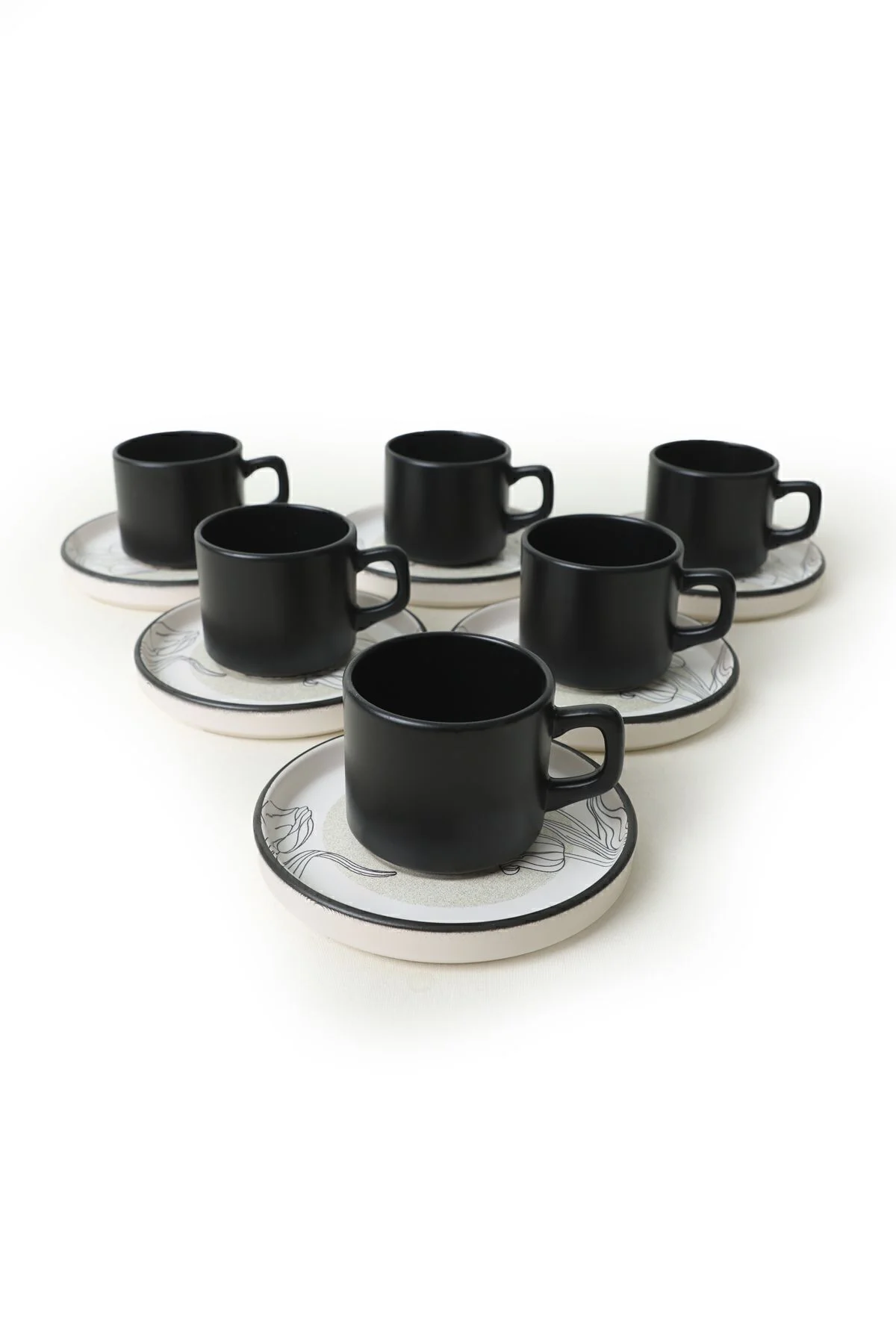 Shade Flowers Stackable Çay Takımı 12 Parça 6 Kişilik 21848