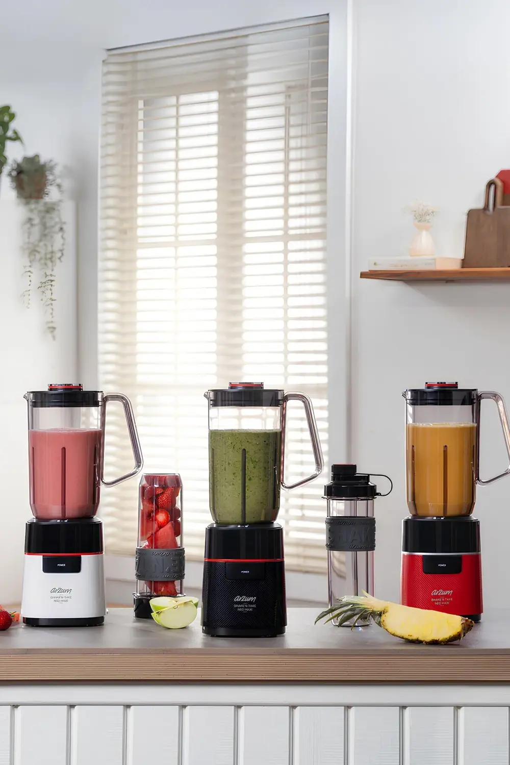 Arzum Shake'n Take Neo Maxi Sürahi Blender 1L Sürahi Ve 570Ml Şişe 500W